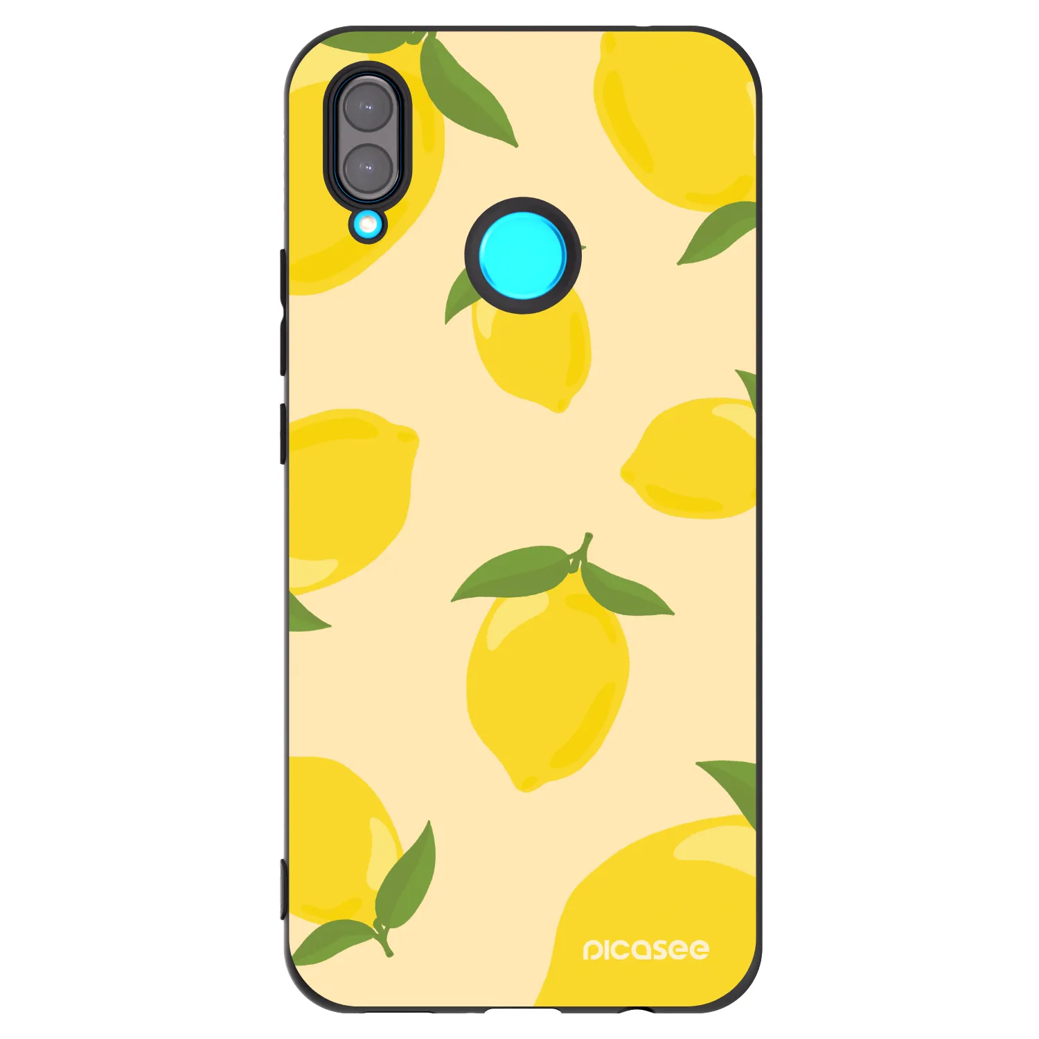 Picasee silikonski črni ovitek za Huawei Nova 3 - Limoncella