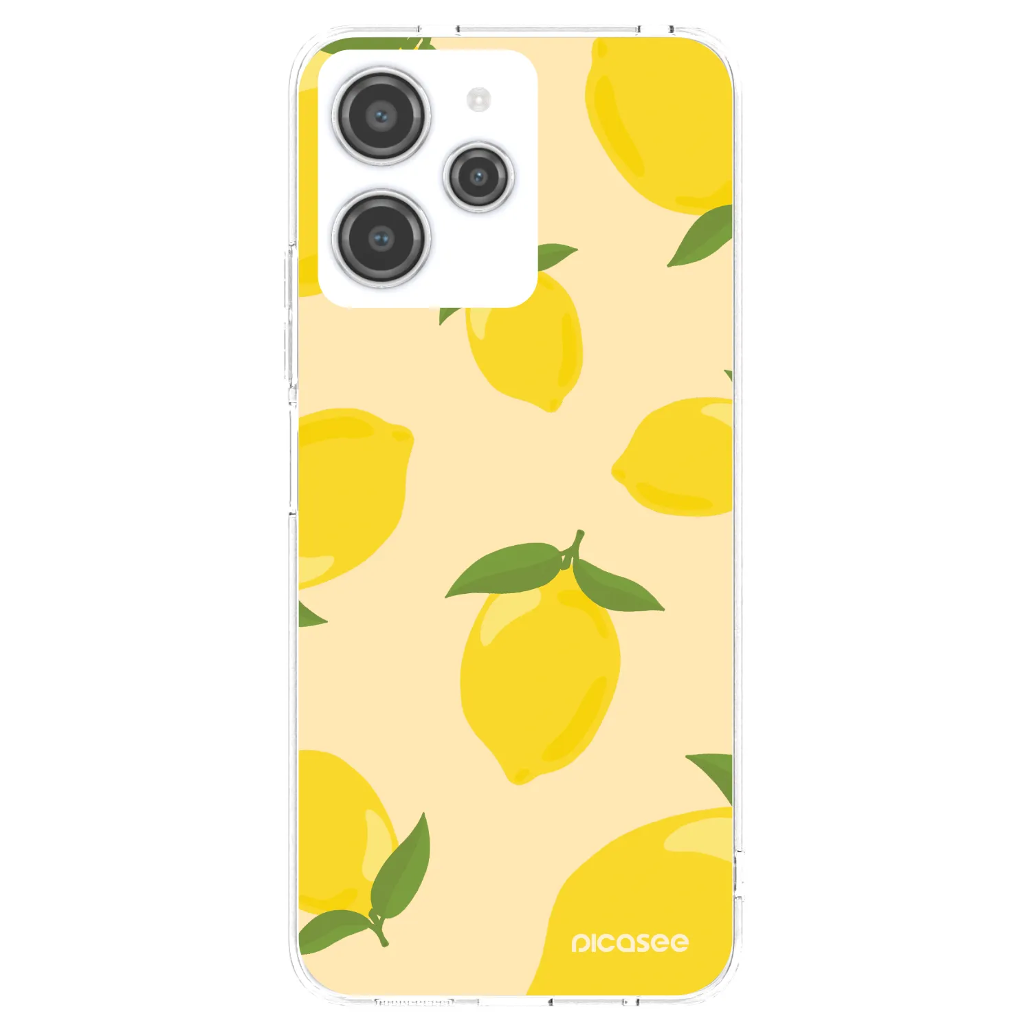 Picasee silikonski prozorni ovitek za Xiaomi Redmi 12 4G - Limoncella