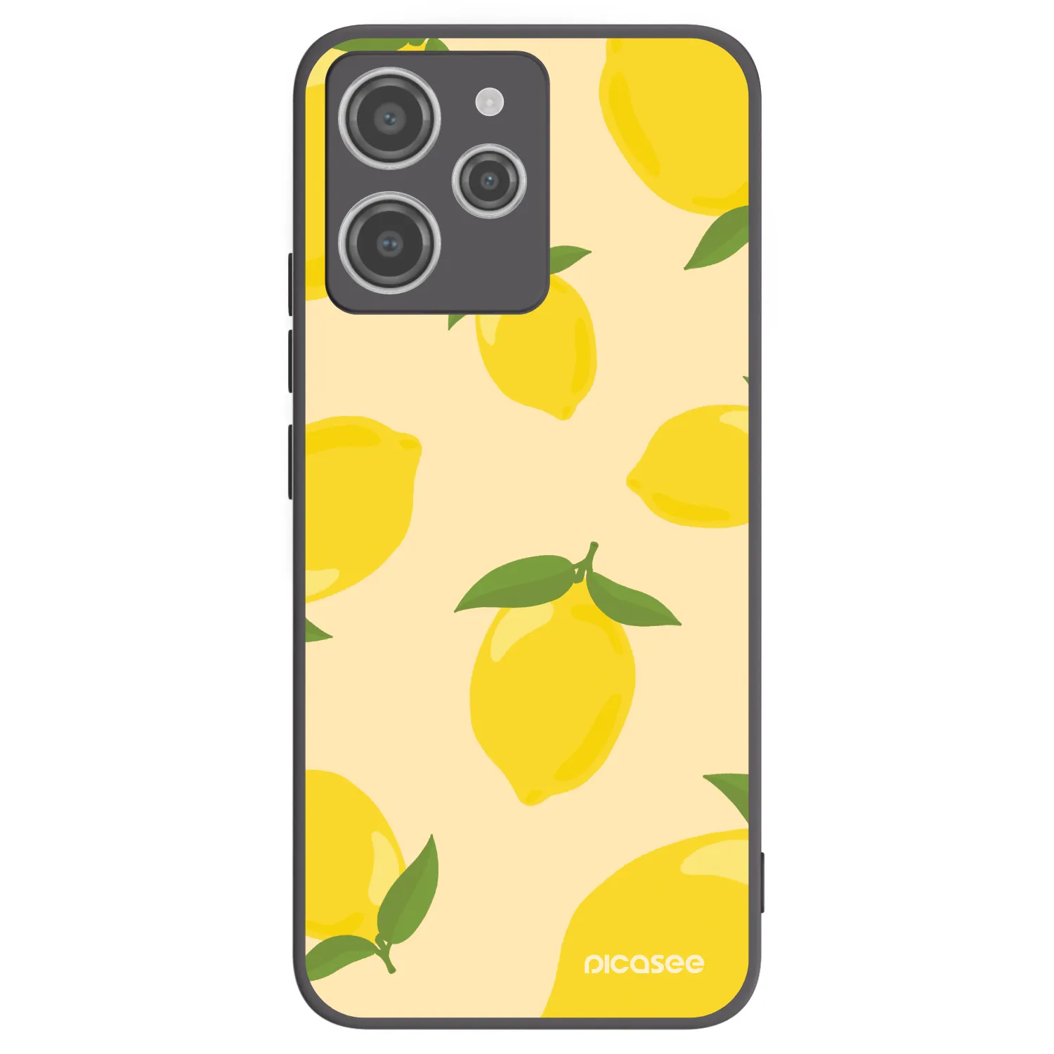 Picasee silikonski črni ovitek za Xiaomi Redmi 12 4G - Limoncella
