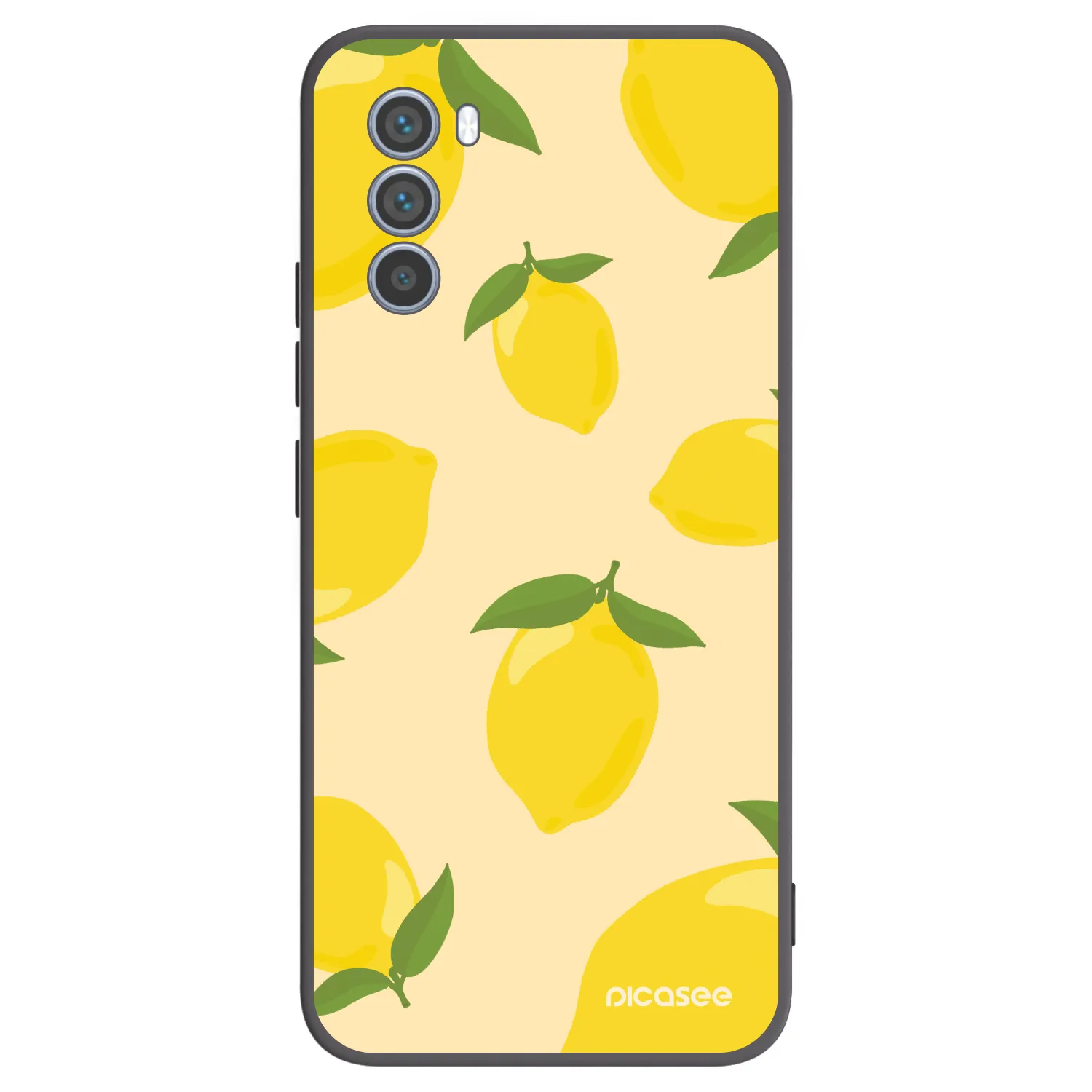 Picasee silikonski črni ovitek za Motorola Moto G62 - Limoncella