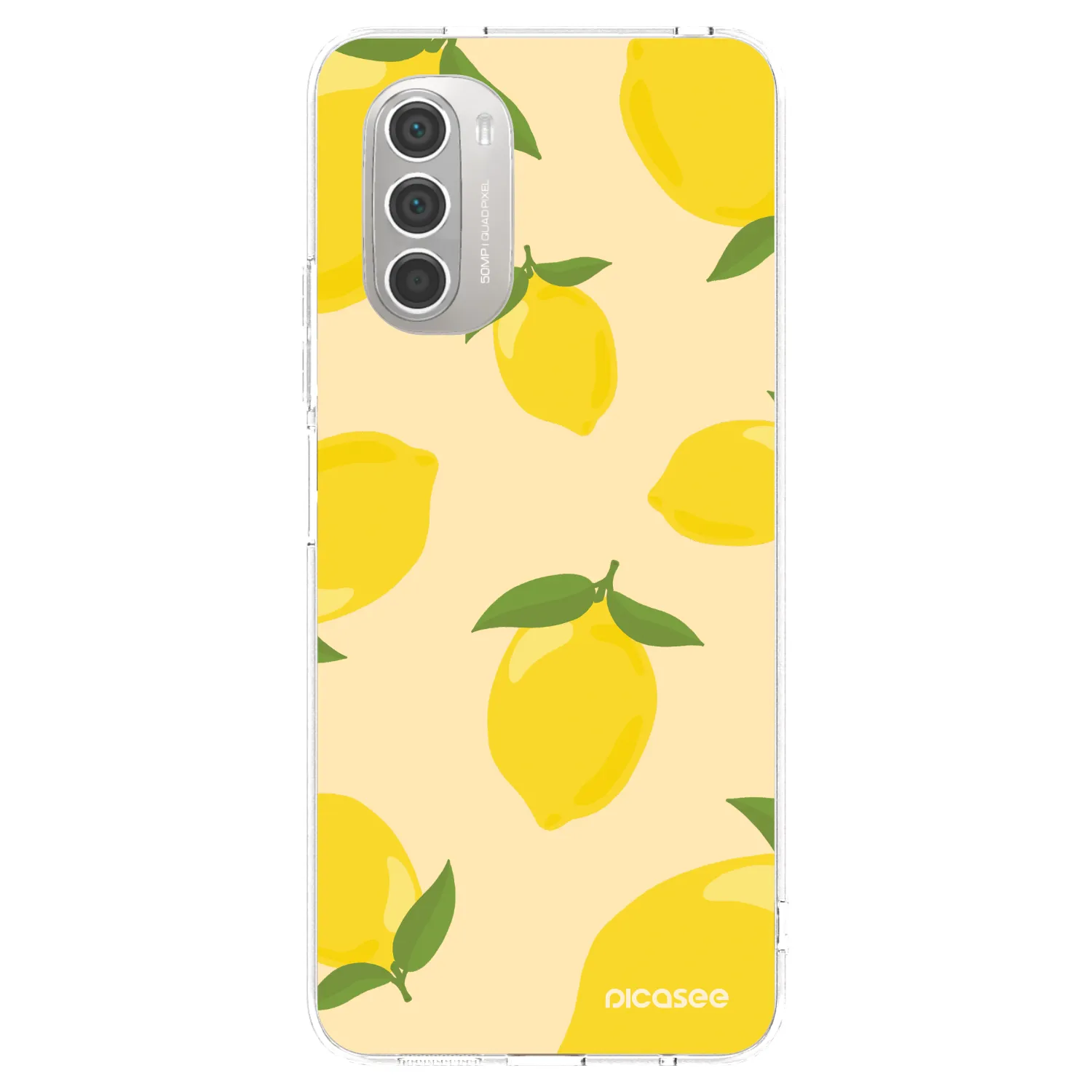 Picasee silikonski prozorni ovitek za Motorola Moto G51 - Limoncella