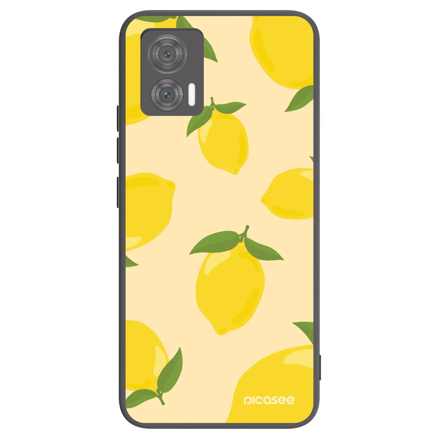 Picasee silikonski črni ovitek za Motorola Edge 30 Neo - Limoncella