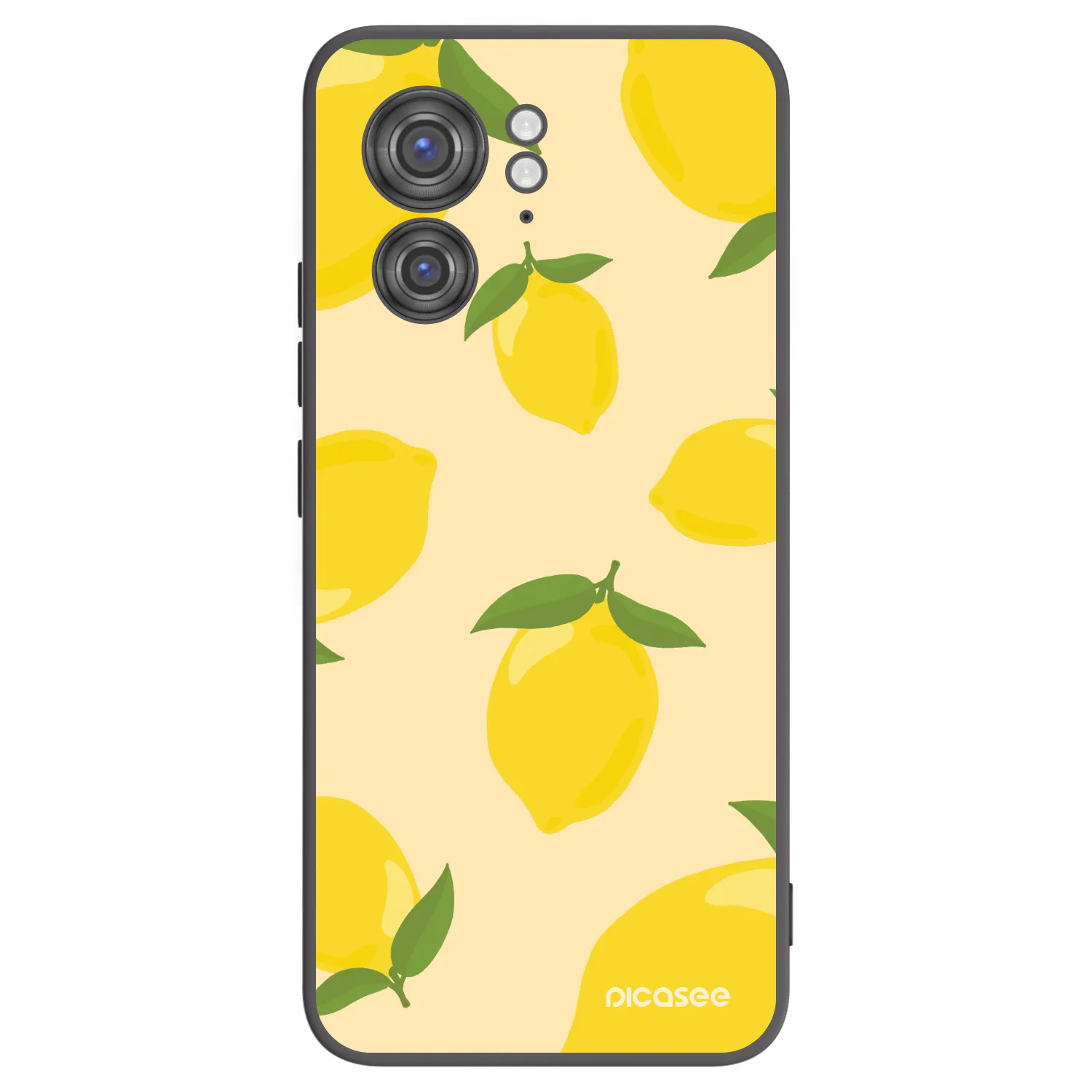 Picasee silikonski črni ovitek za Motorola Edge 40 - Limoncella