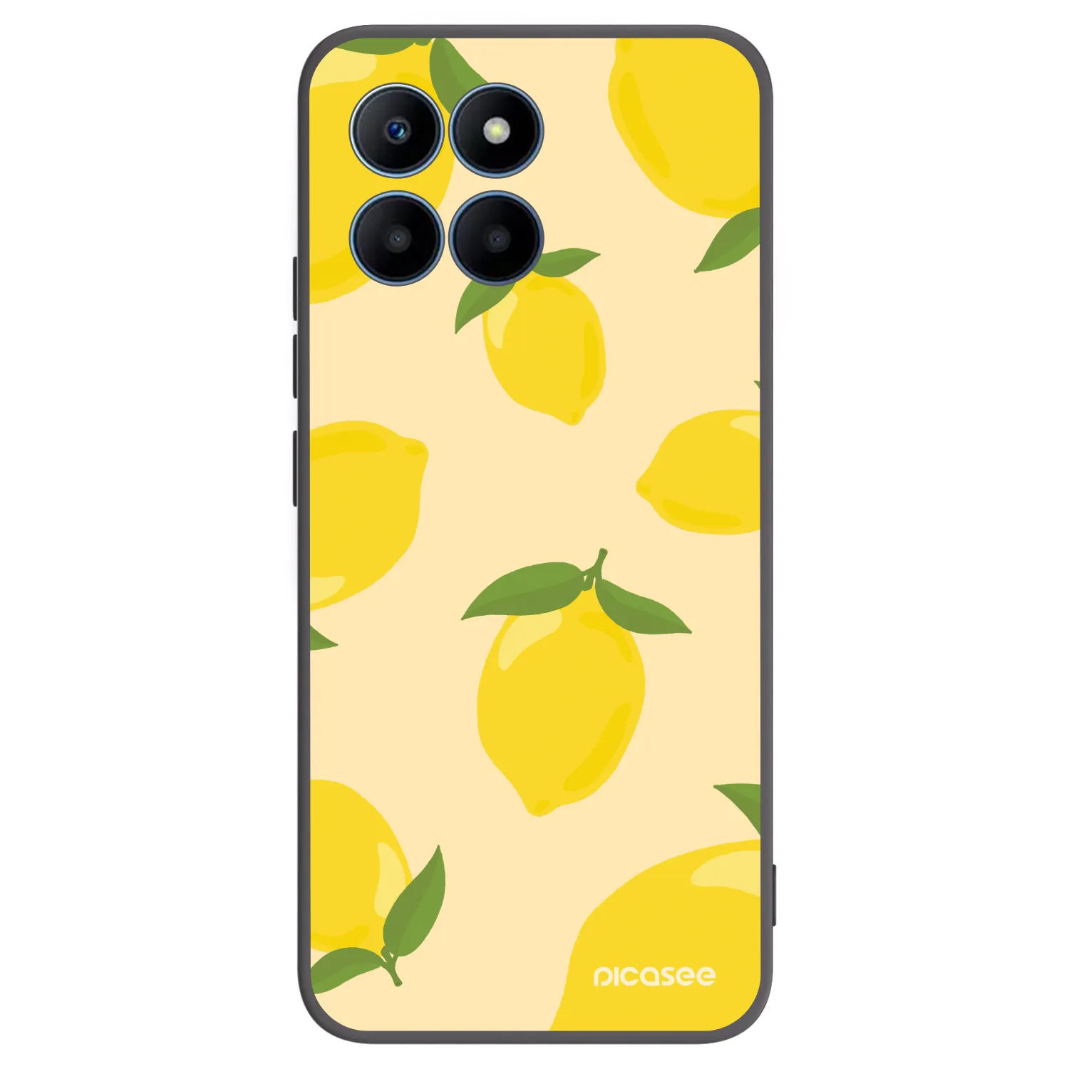 Picasee silikonski črni ovitek za Honor 70 Lite - Limoncella