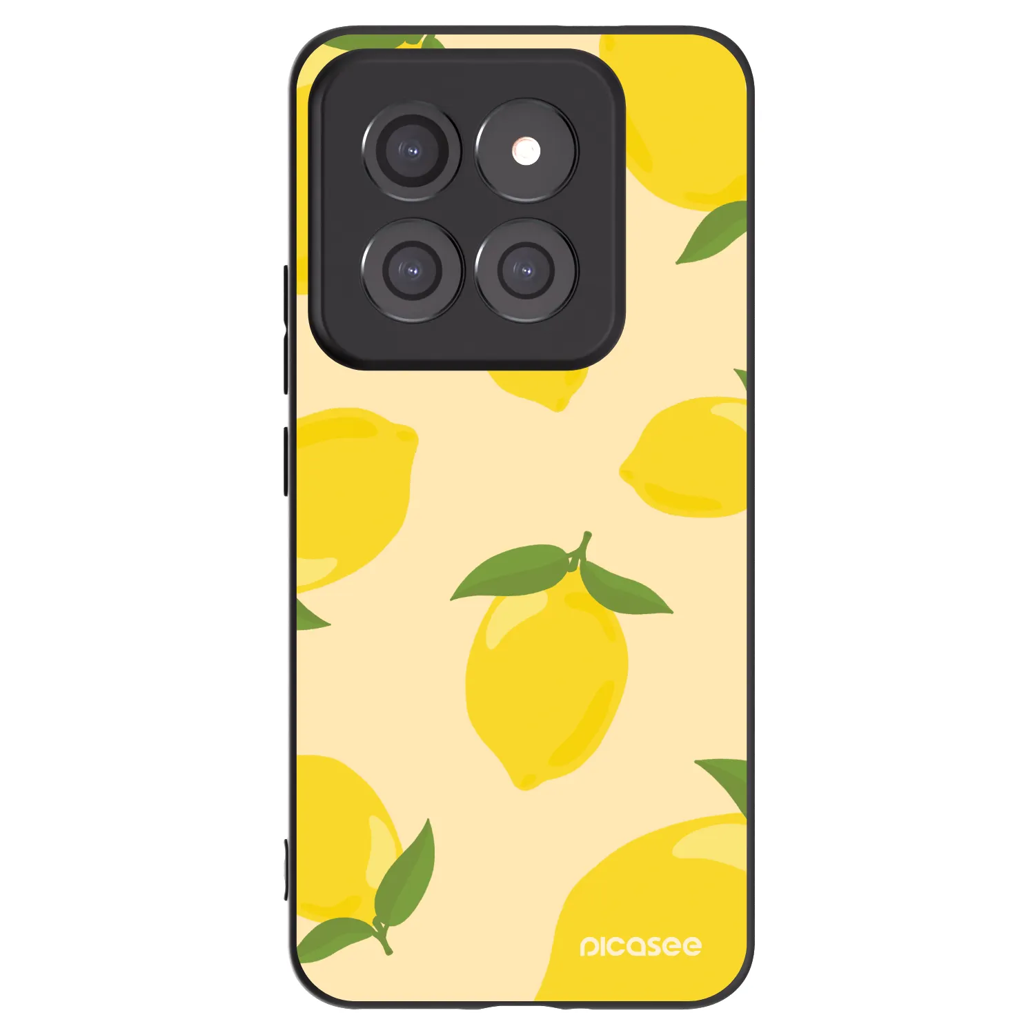Picasee silikonski črni ovitek za Xiaomi 14 Pro - Limoncella