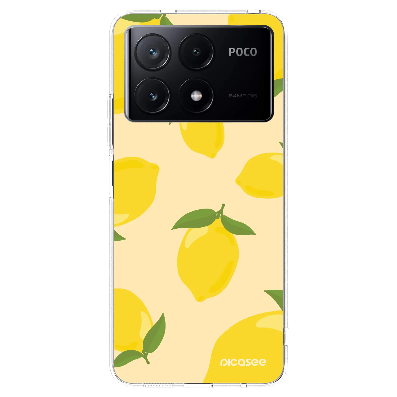 Picasee silikonski prozorni ovitek za Xiaomi Poco X6 Pro - Limoncella