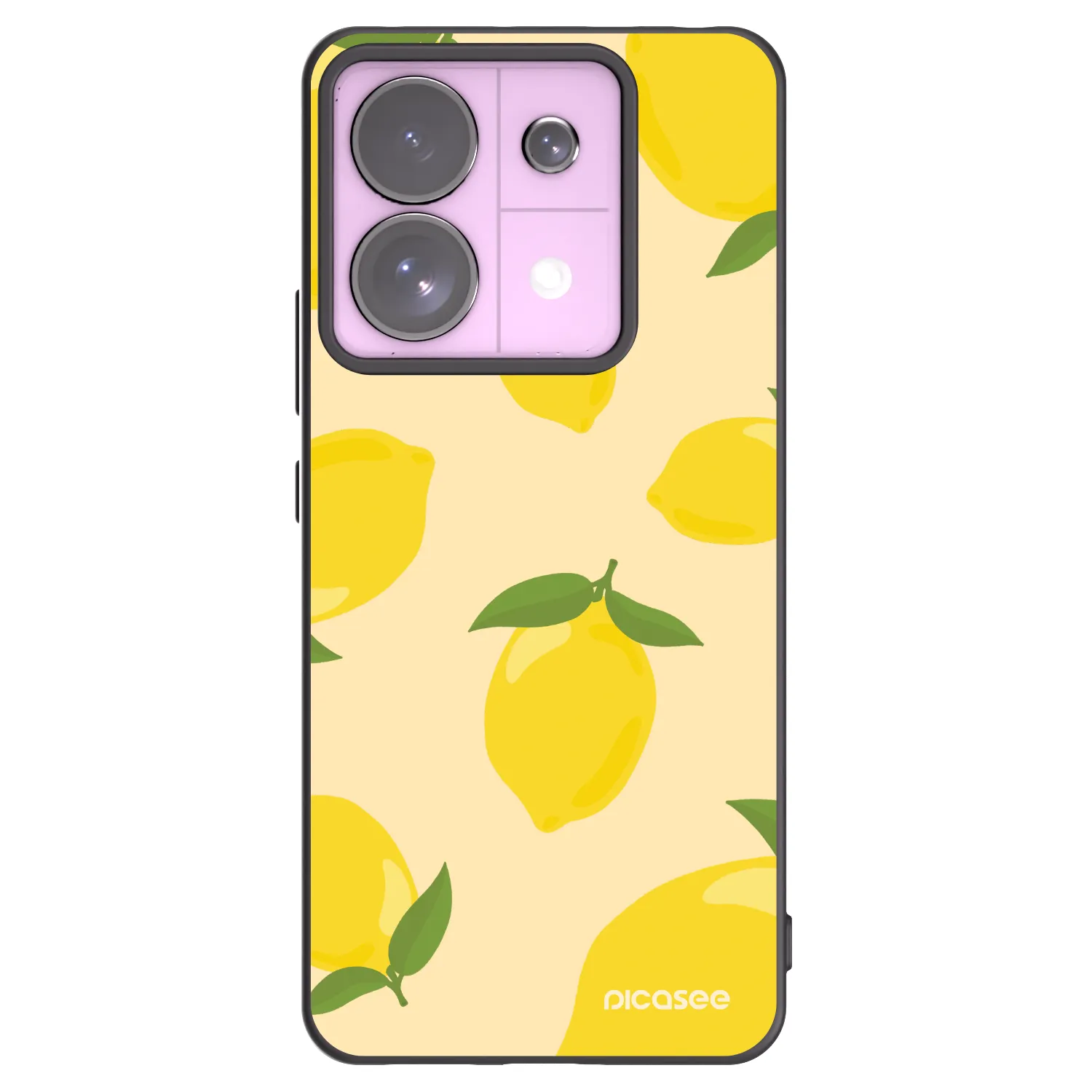 Picasee silikonski črni ovitek za Xiaomi Redmi Note 13 Pro 5G - Limoncella