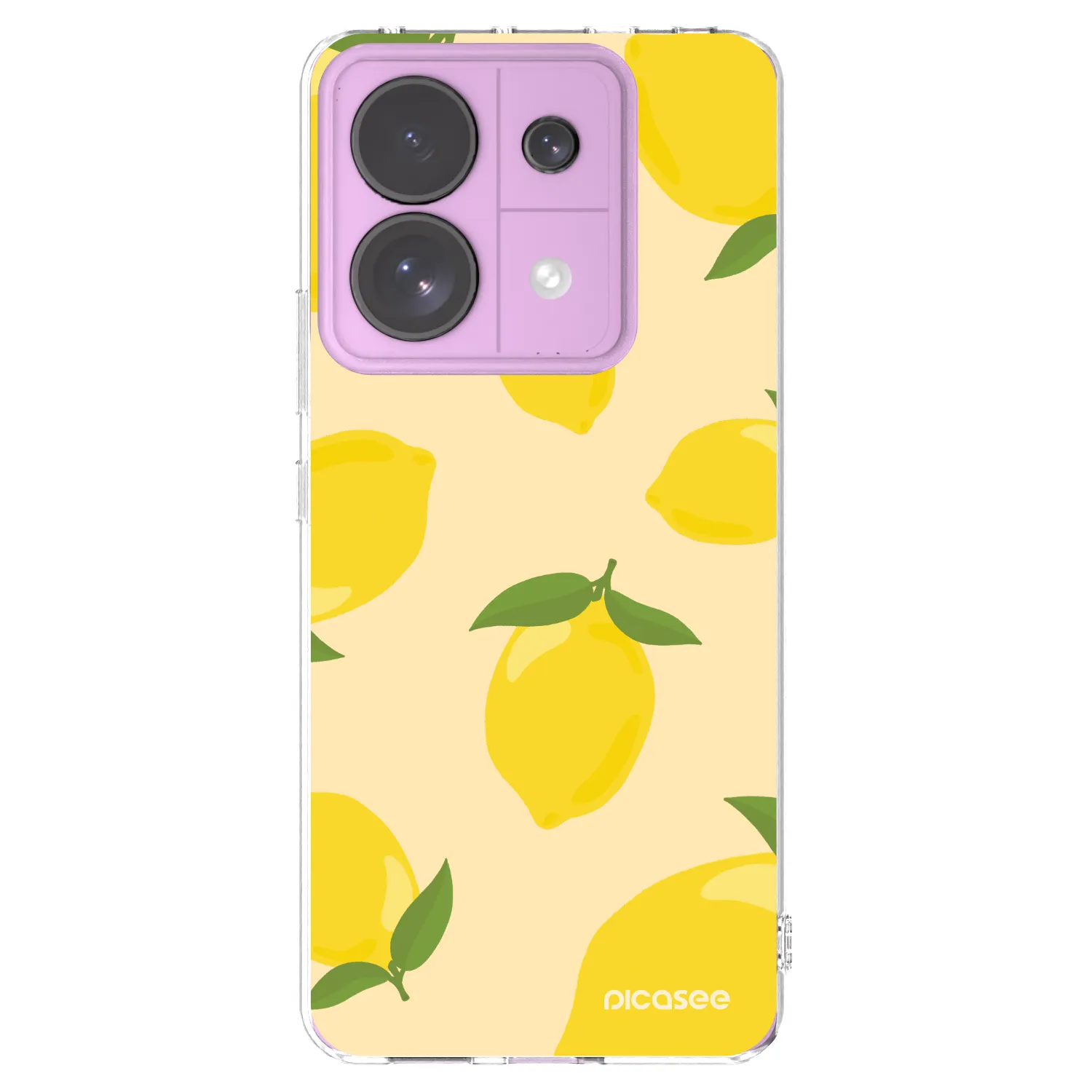 Picasee silikonski prozorni ovitek za Xiaomi Redmi Note 13 Pro 5G - Limoncella