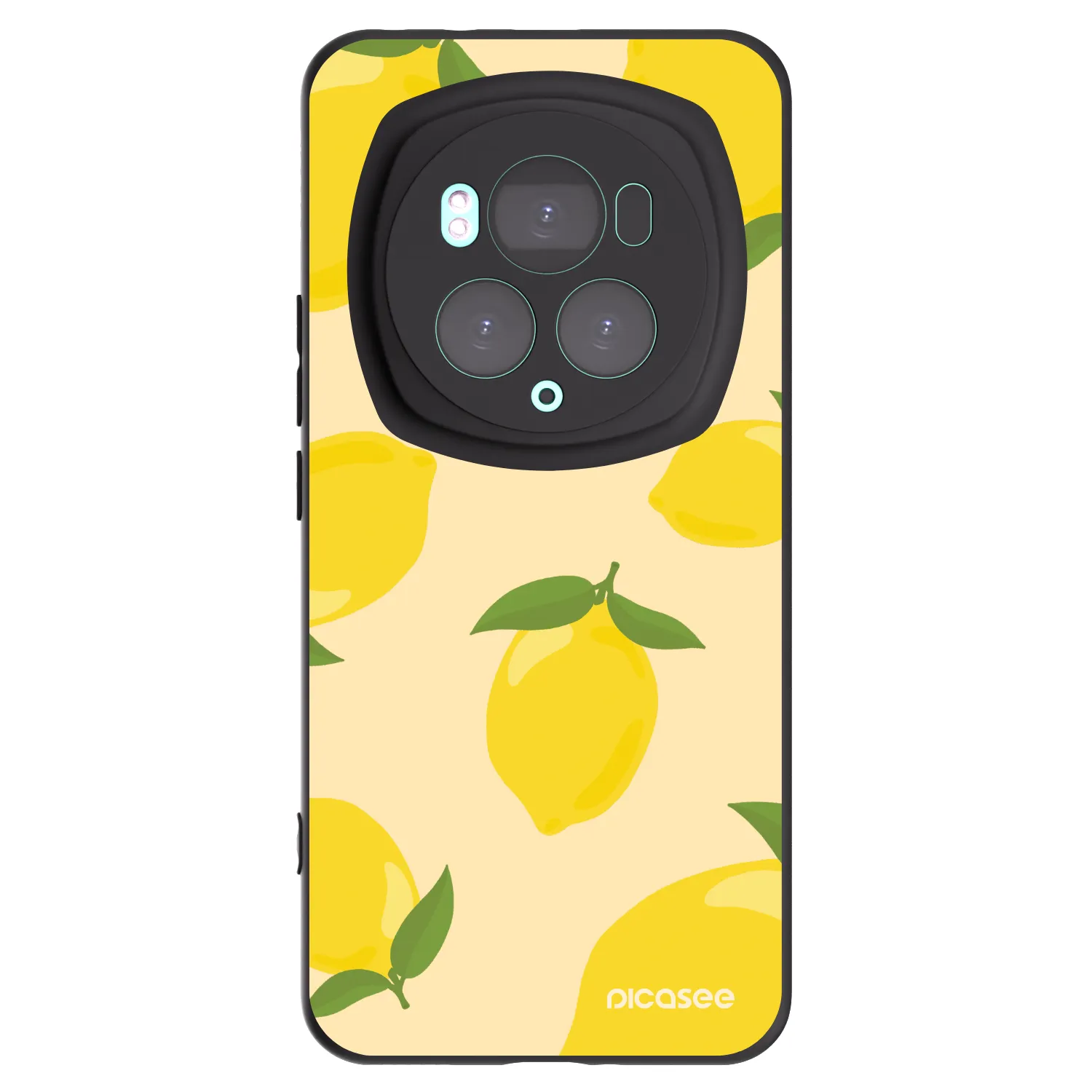Picasee silikonski črni ovitek za Honor Magic6 Pro - Limoncella