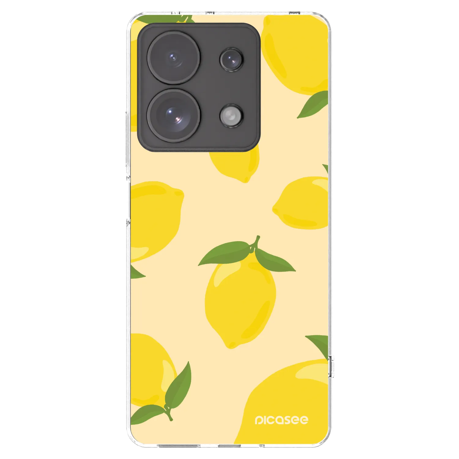 Picasee silikonski prozorni ovitek za Xiaomi Redmi Note 13 Pro 4G - Limoncella