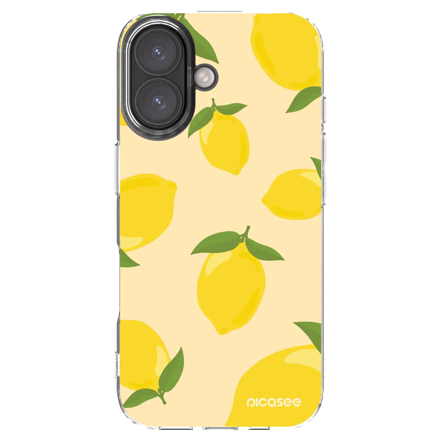 Picasee silikonski prozorni ovitek za Apple iPhone 16 - Limoncella