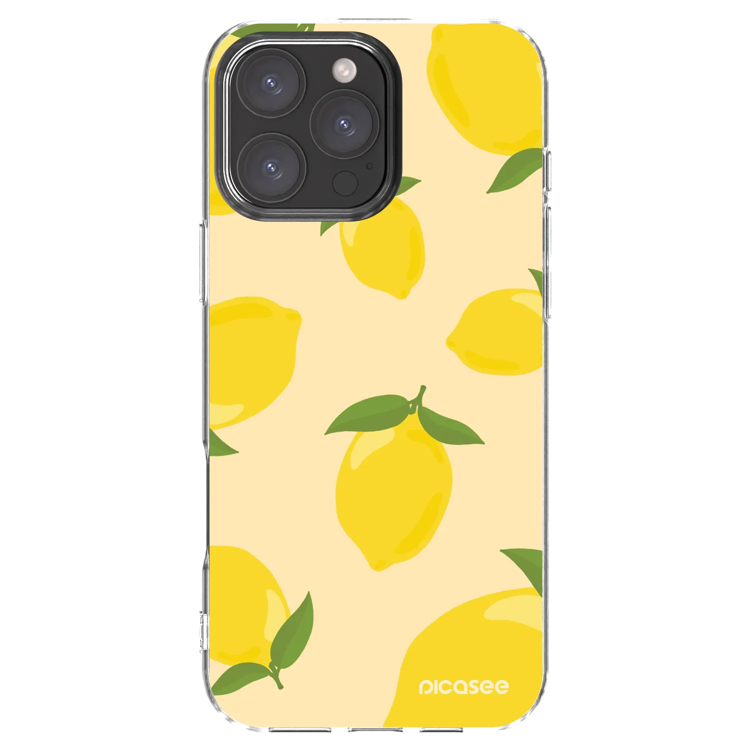Picasee silikonski prozorni ovitek za Apple iPhone 16 Pro Max - Limoncella