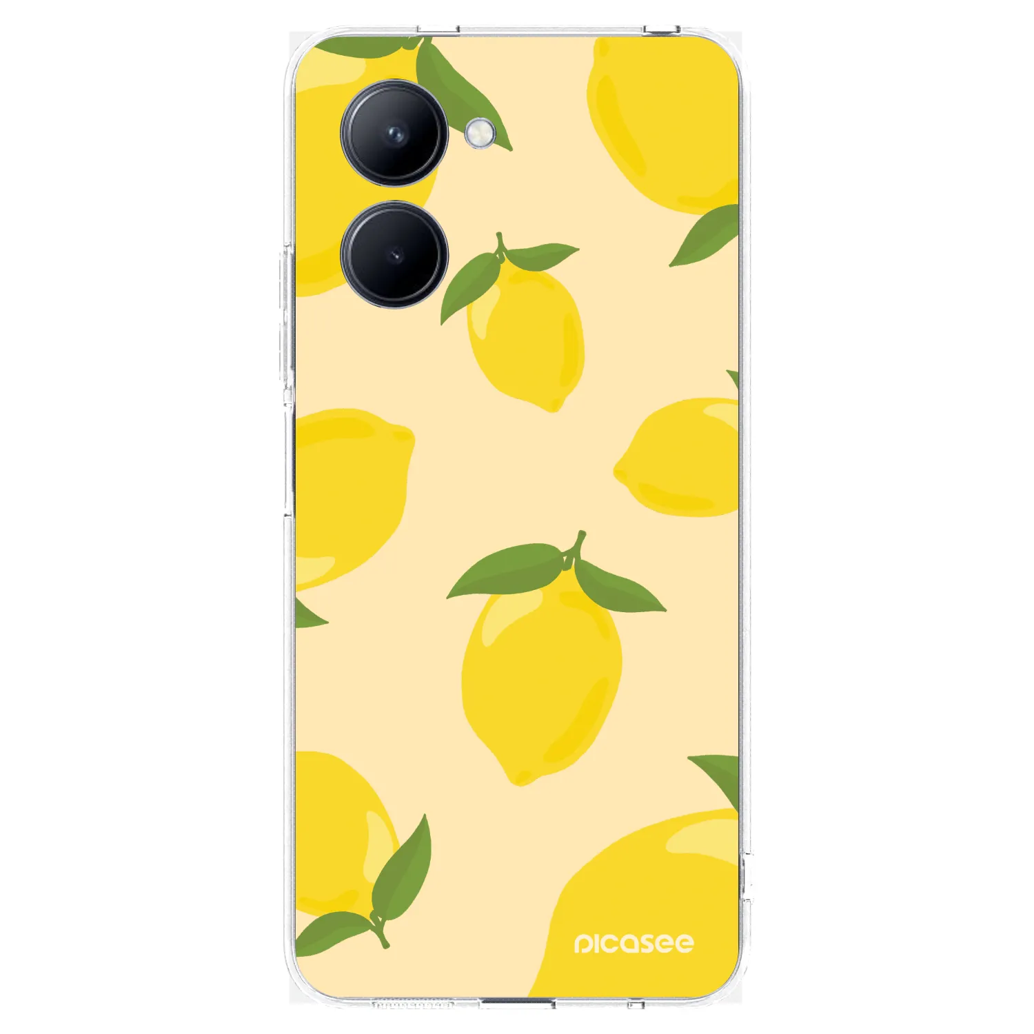 Picasee silikonski prozorni ovitek za Realme C33 (2023) - Limoncella
