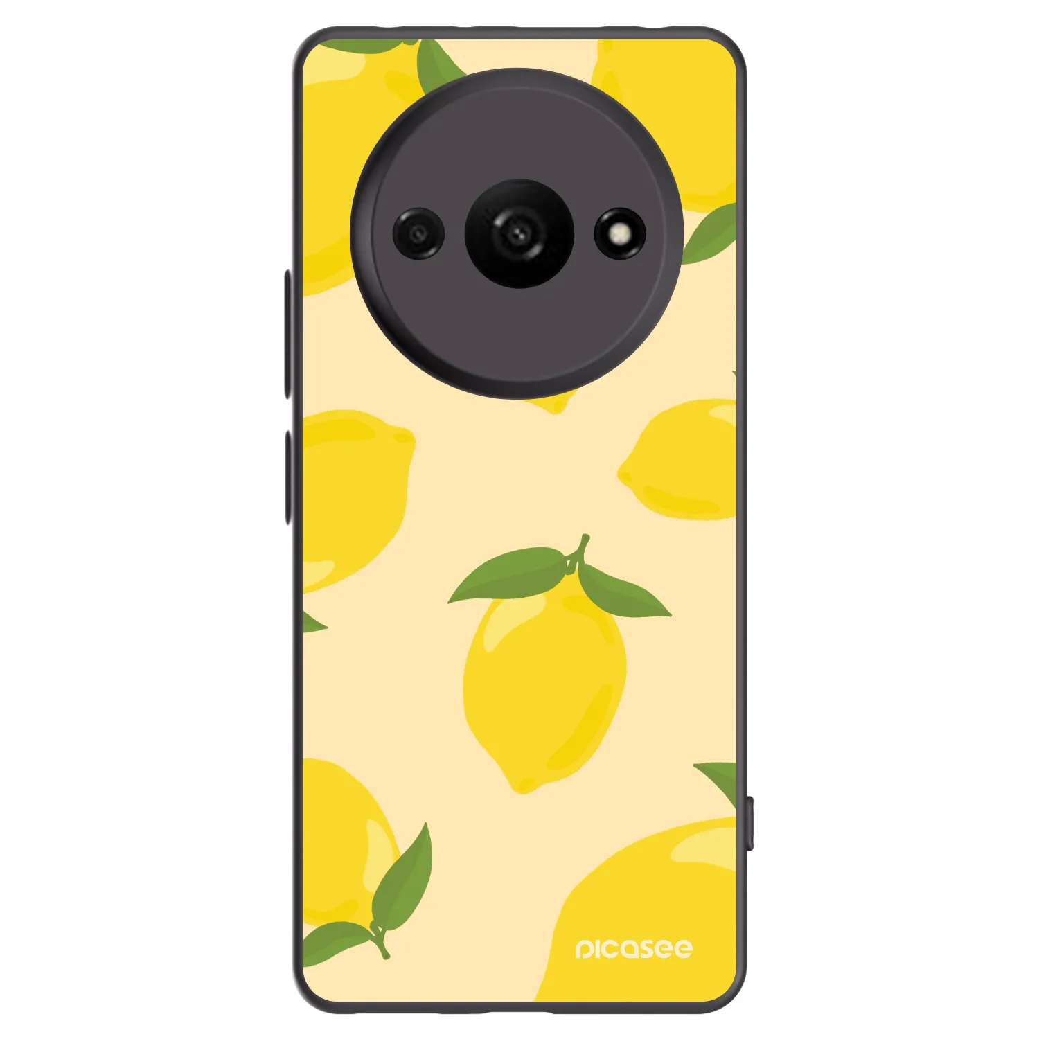Picasee silikonski črni ovitek za Xiaomi Redmi A3 - Limoncella