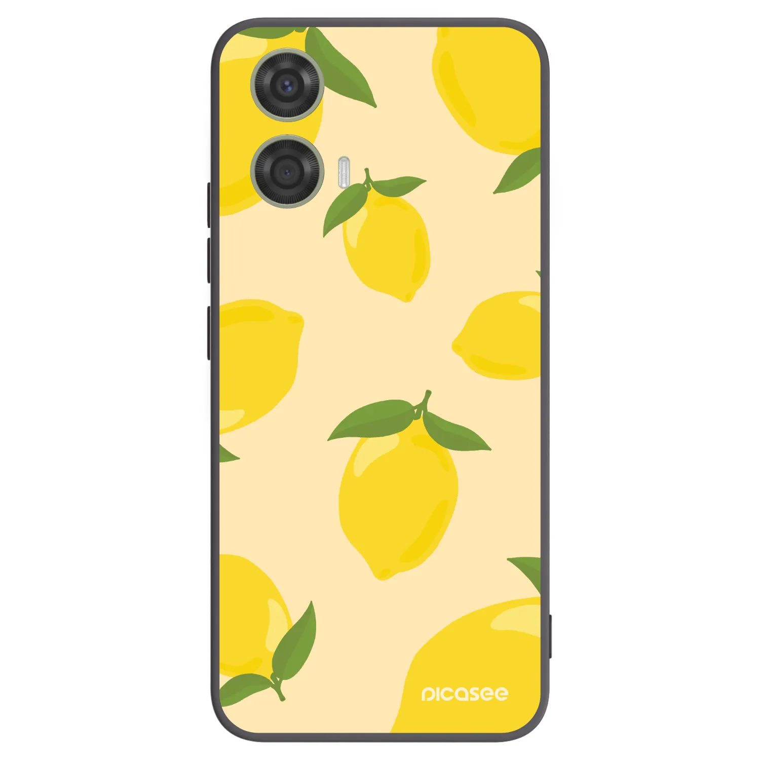 Picasee silikonski črni ovitek za Motorola Moto G24 - Limoncella