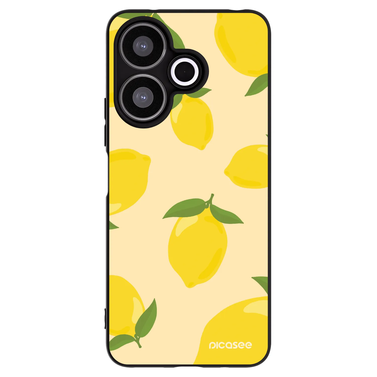 Picasee silikonski črni ovitek za Xiaomi Redmi 13 4G - Limoncella