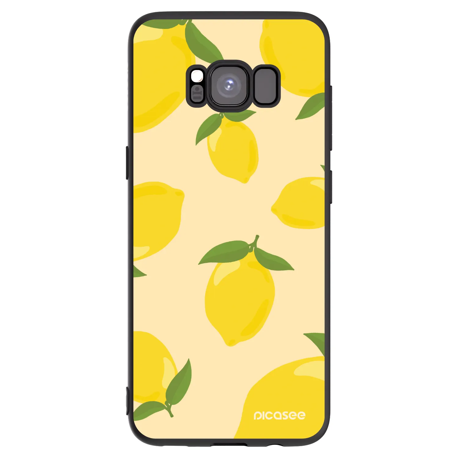 Picasee silikonski črni ovitek za Samsung Galaxy S8 G950F - Limoncella
