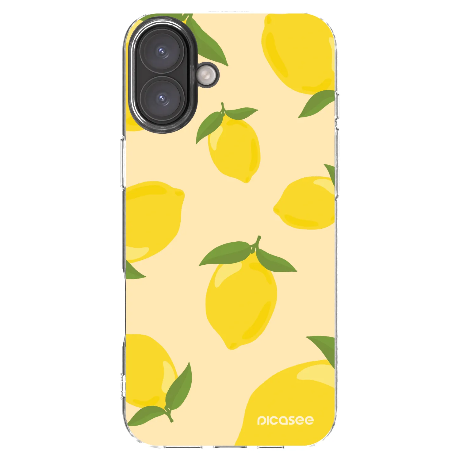 Picasee silikonski prozorni ovitek za Apple iPhone 16 Plus - Limoncella
