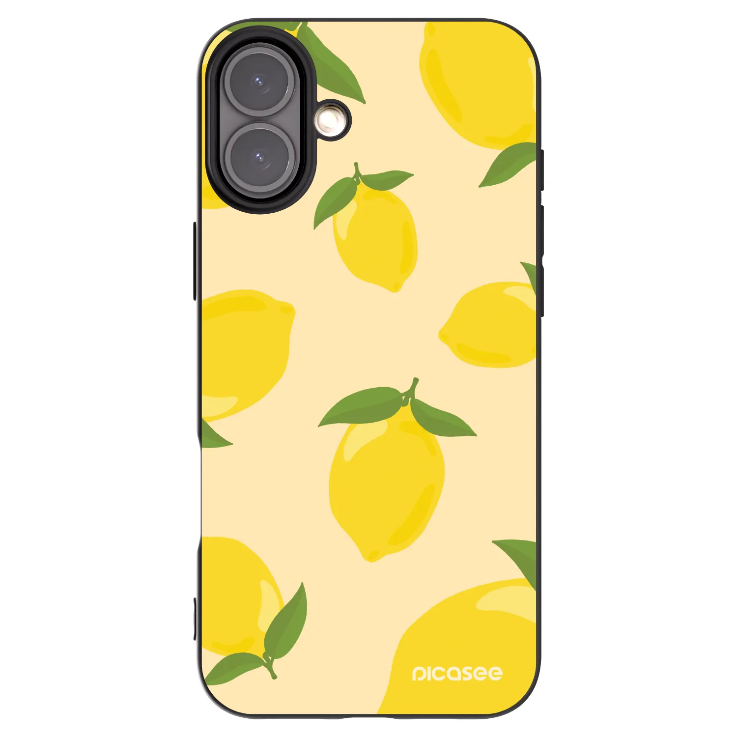 Picasee silikonski črni ovitek za Apple iPhone 16 Plus - Limoncella