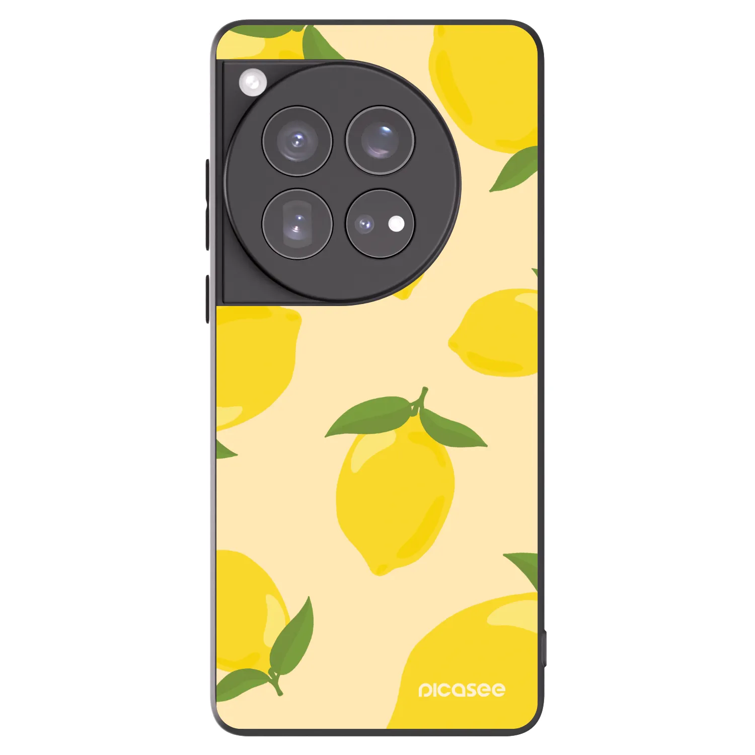 Picasee silikonski črni ovitek za OnePlus 12 5G - Limoncella