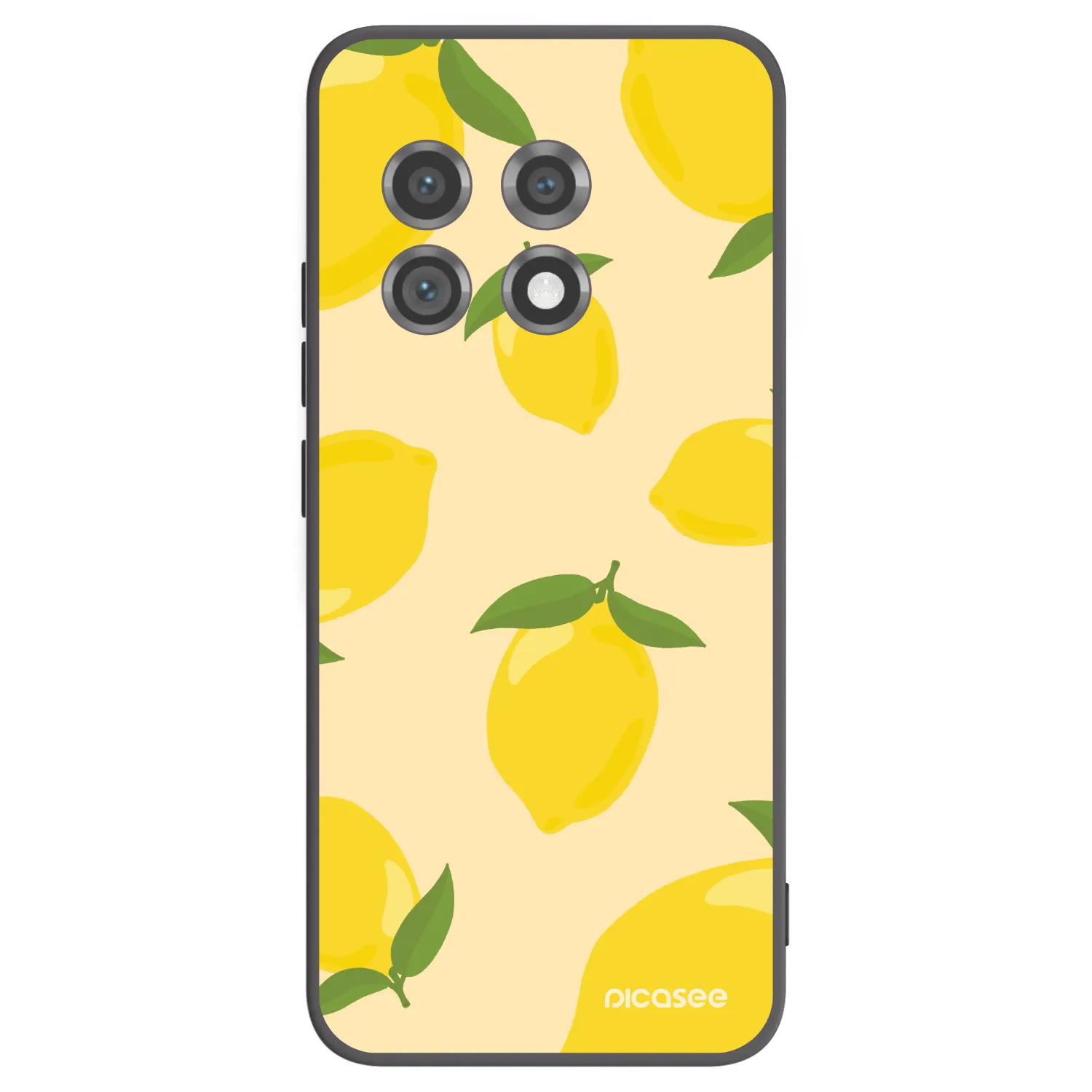 Picasee silikonski črni ovitek za OnePlus 11 5G - Limoncella