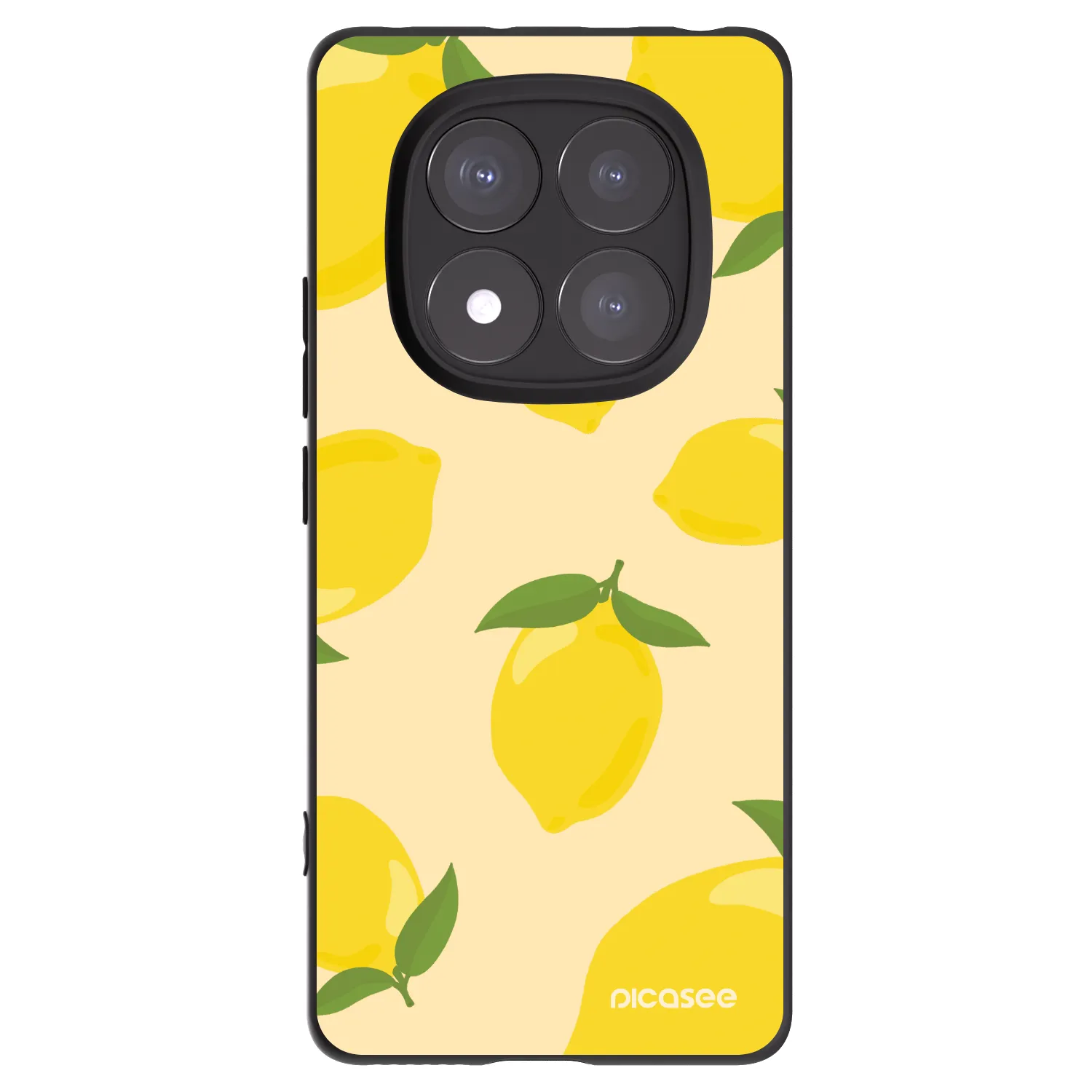 Picasee silikonski črni ovitek za Xiaomi Redmi Note 14 Pro+ 5G - Limoncella
