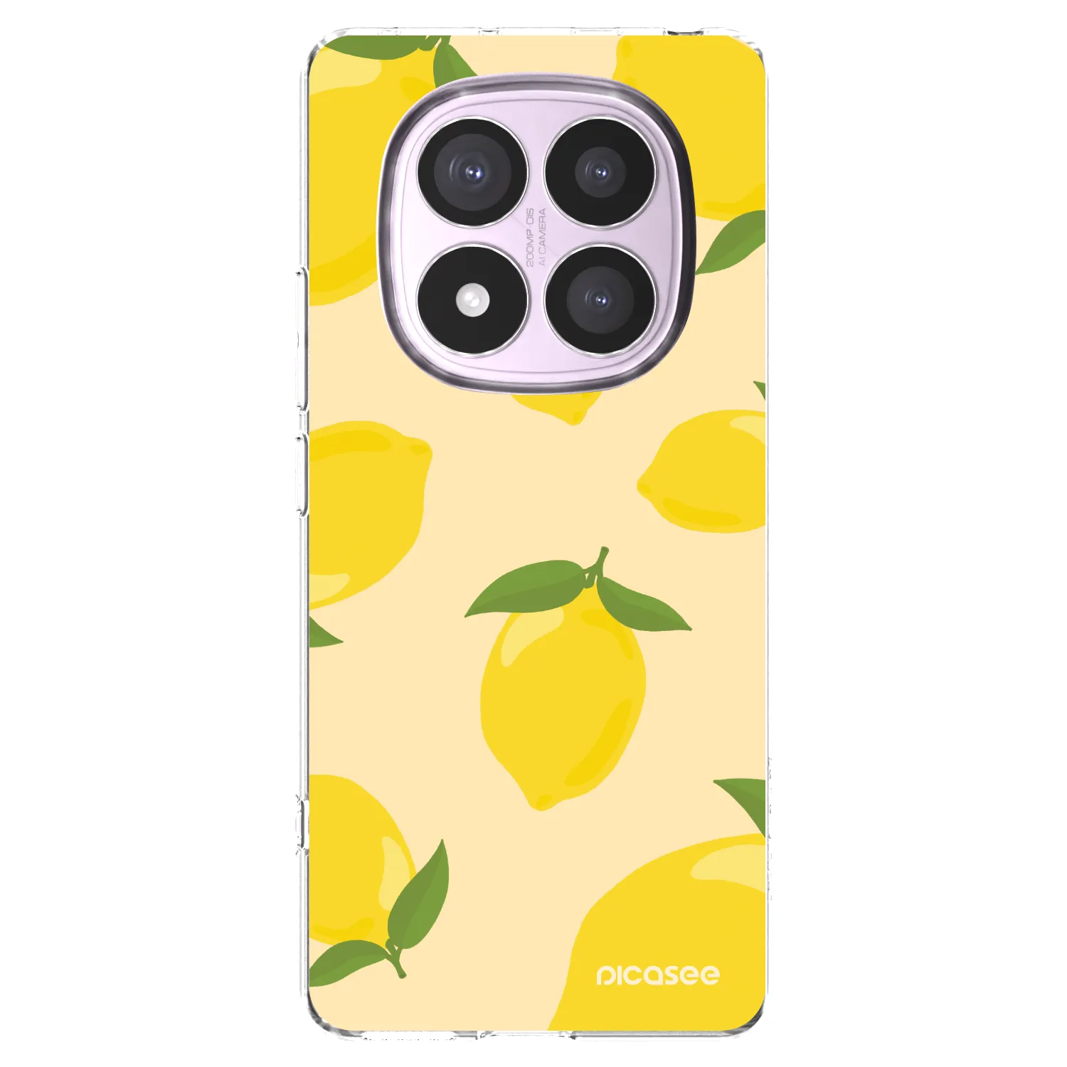 Picasee silikonski prozorni ovitek za Xiaomi Redmi Note 14 Pro 5G - Limoncella