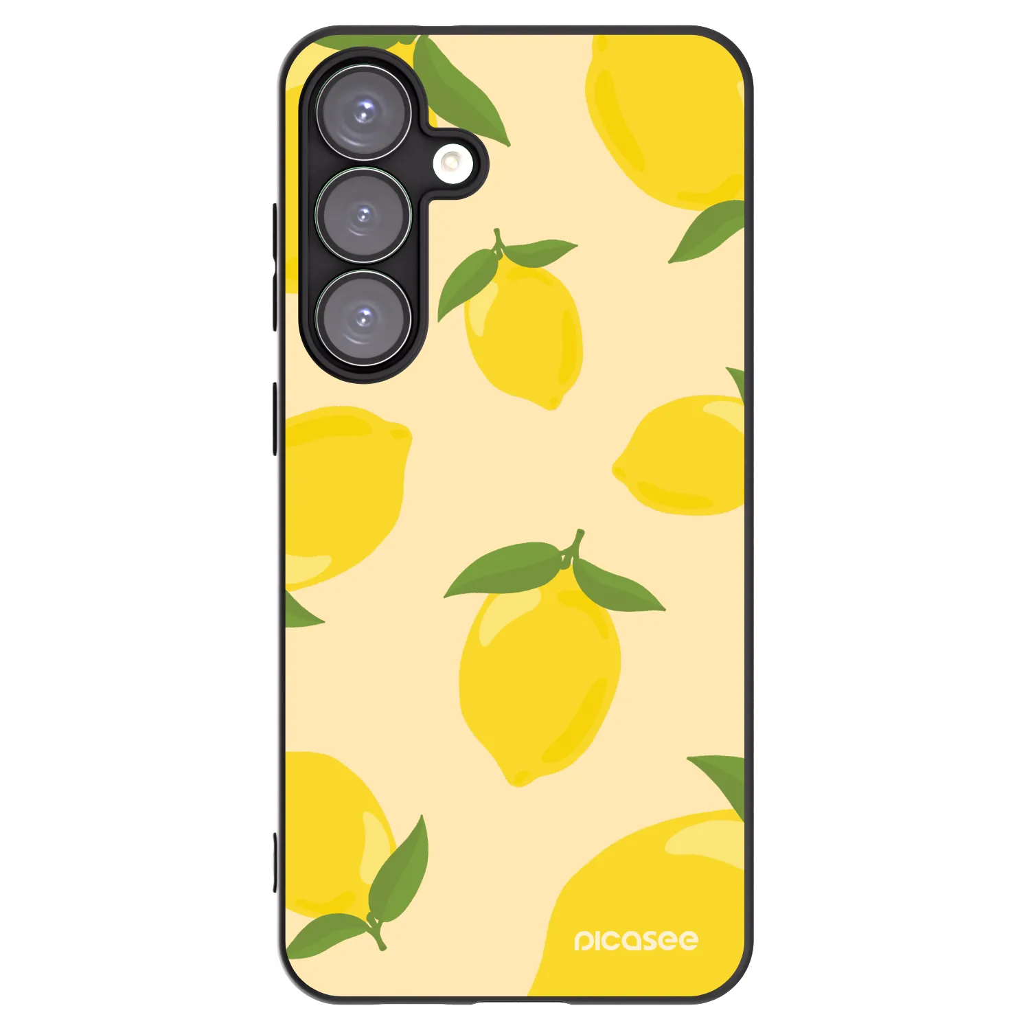 Picasee silikonski črni ovitek za Samsung Galaxy S25+ 5G - Limoncella