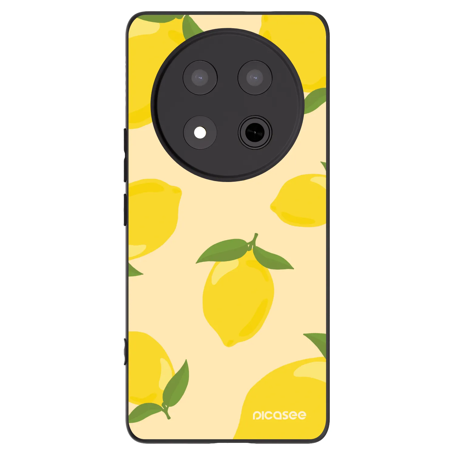 Picasee silikonski črni ovitek za Honor Magic7 Lite 5G - Limoncella