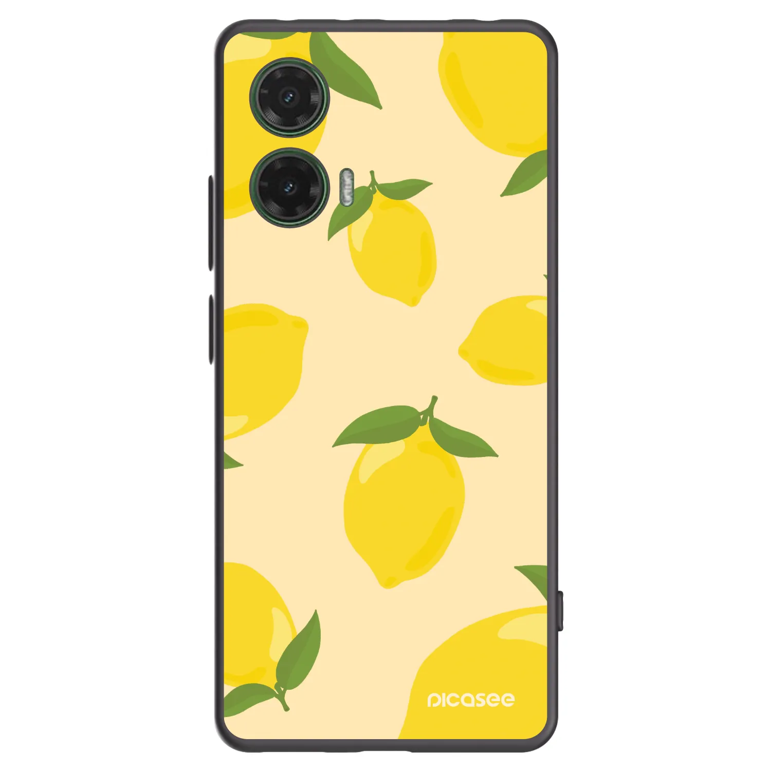 Picasee silikonski črni ovitek za Motorola Moto G35 5G - Limoncella