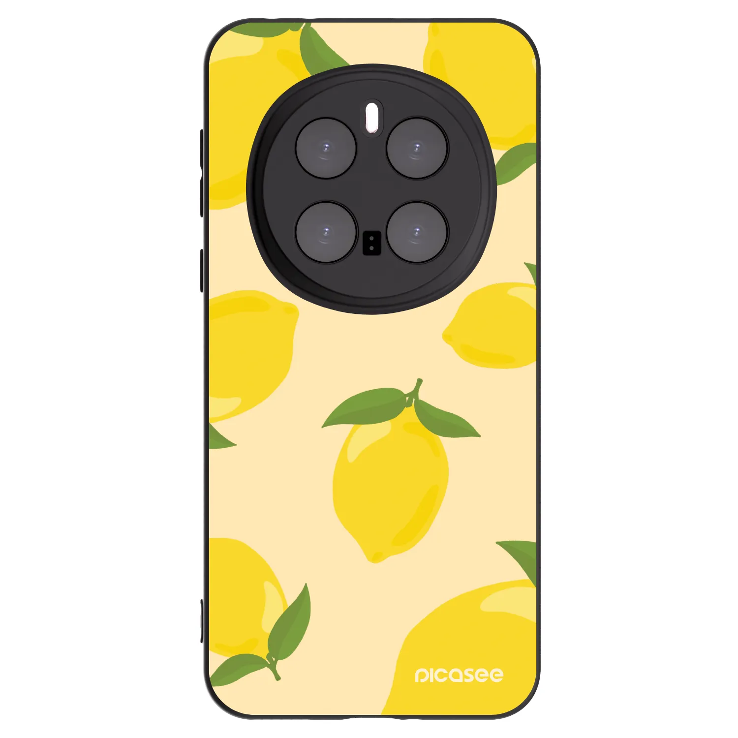 Picasee silikonski črni ovitek za Honor Magic7 Pro 5G - Limoncella