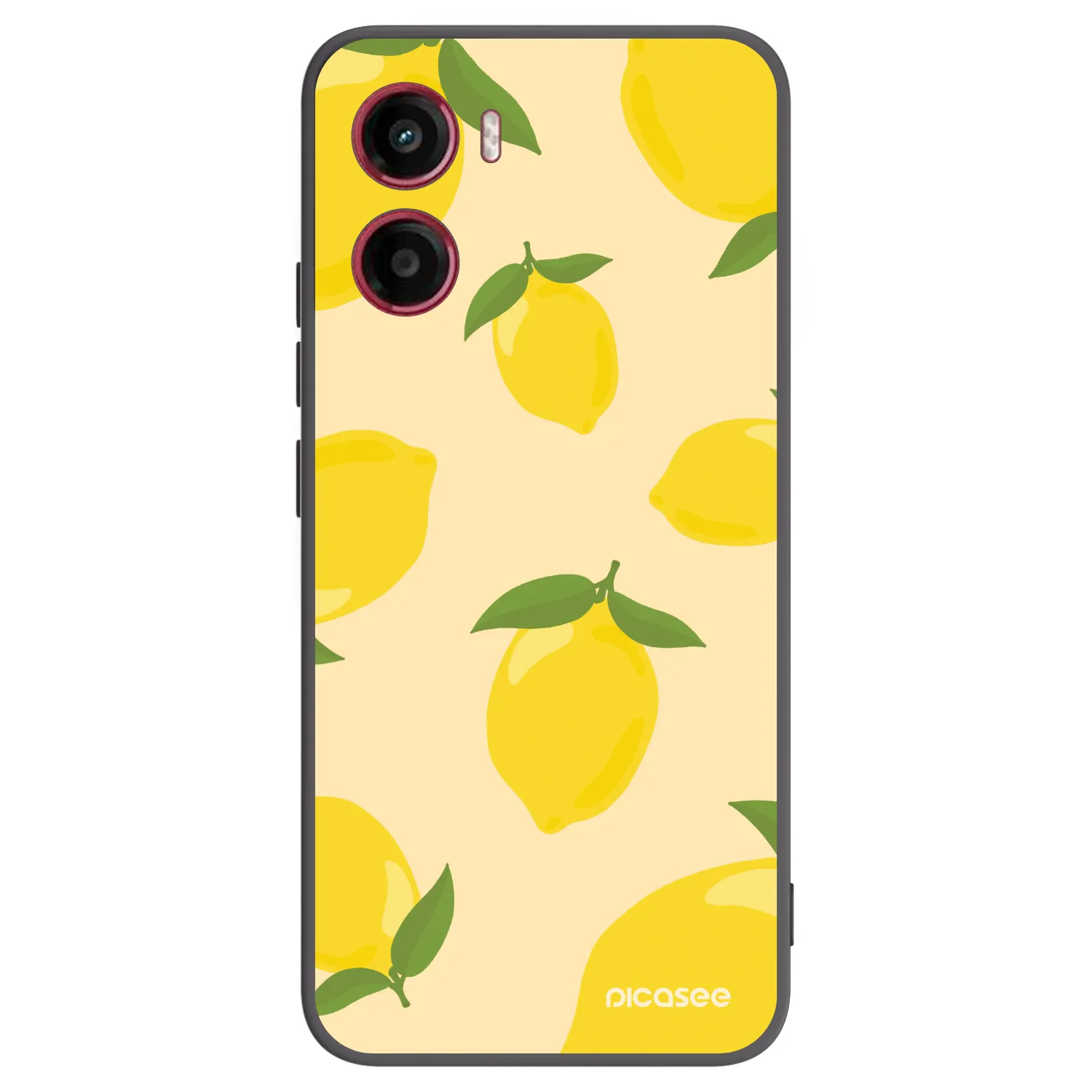 Picasee silikonski črni ovitek za Motorola Moto G05 - Limoncella
