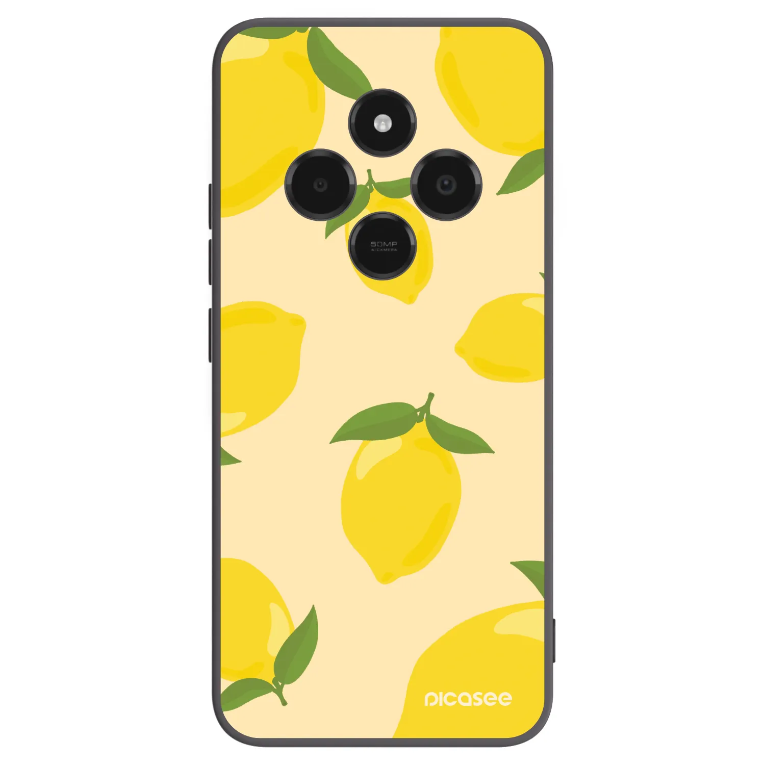 Picasee silikonski črni ovitek za Xiaomi Poco C75 - Limoncella
