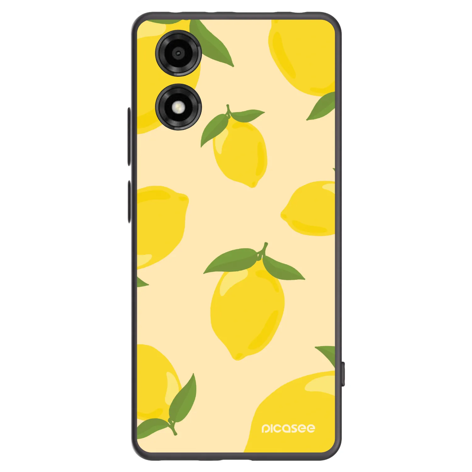 Picasee silikonski črni ovitek za Motorola Moto E14 - Limoncella