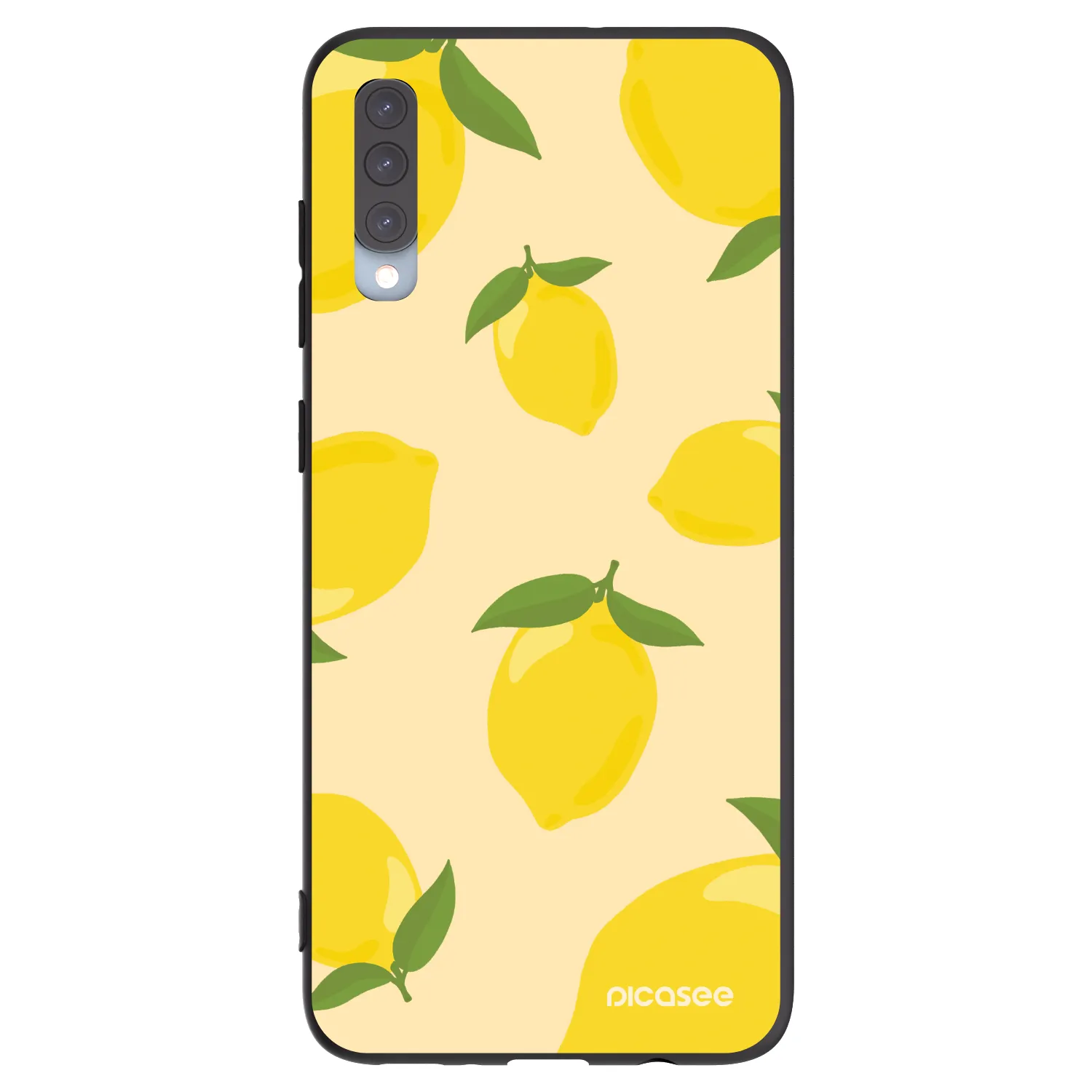 Picasee silikonski črni ovitek za Samsung Galaxy A70 A705F - Limoncella