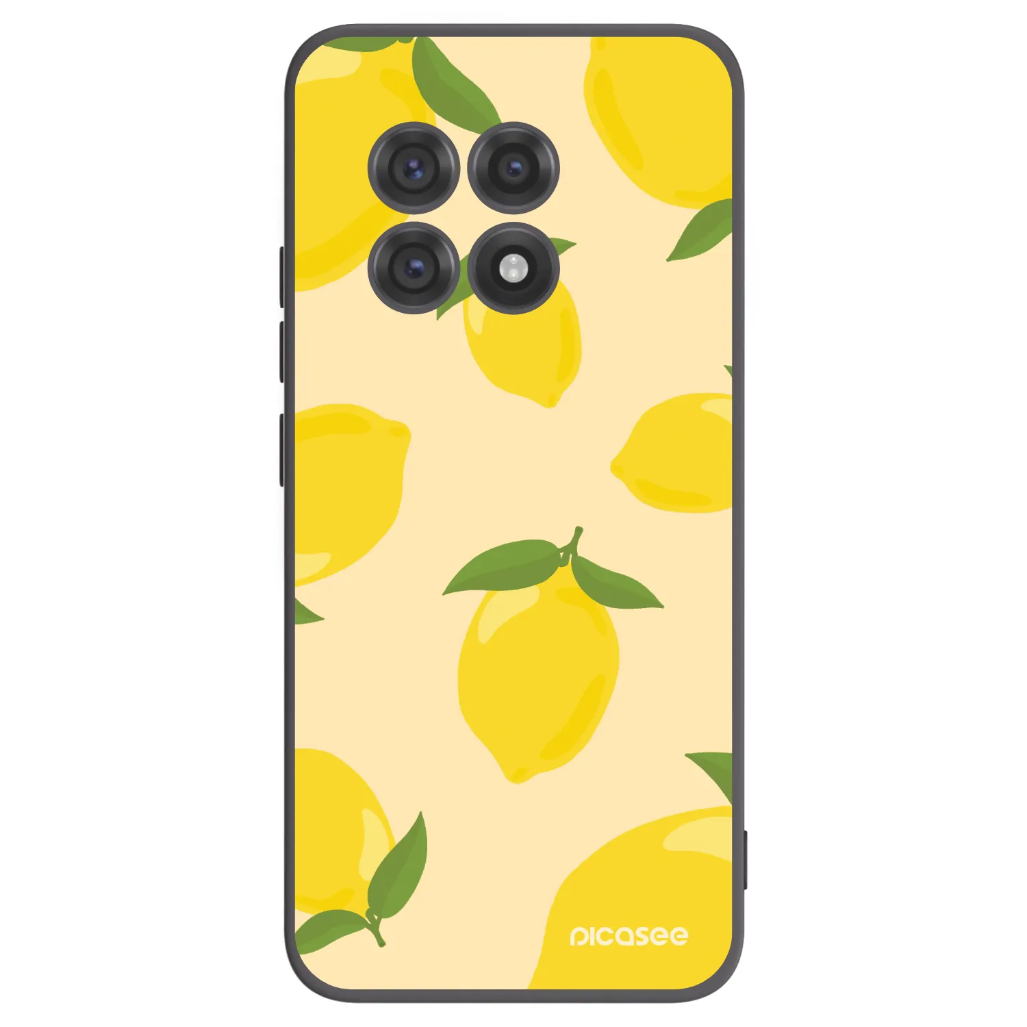 Picasee silikonski črni ovitek za OnePlus 13R 5G - Limoncella