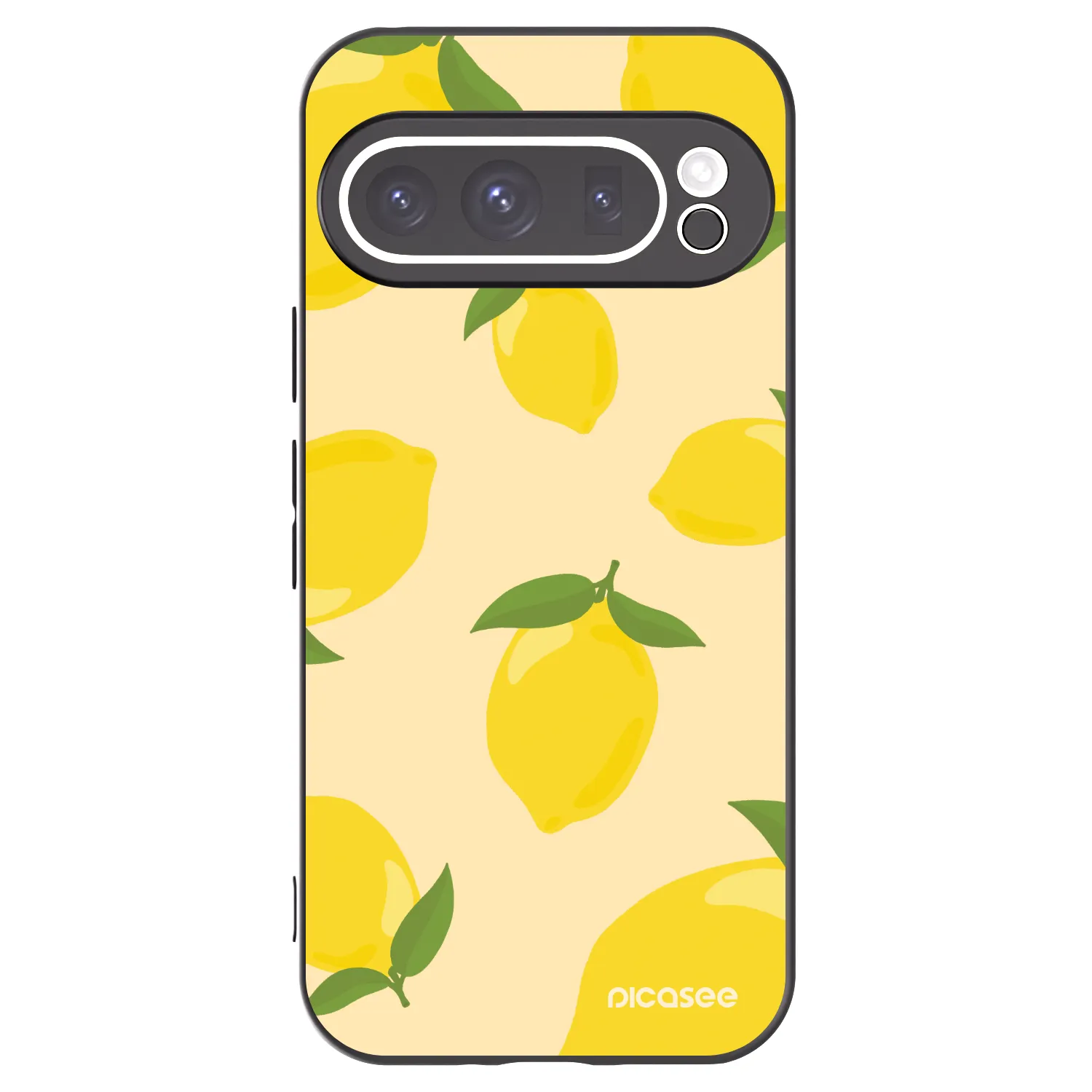 Picasee silikonski črni ovitek za Google Pixel 9 Pro XL - Limoncella