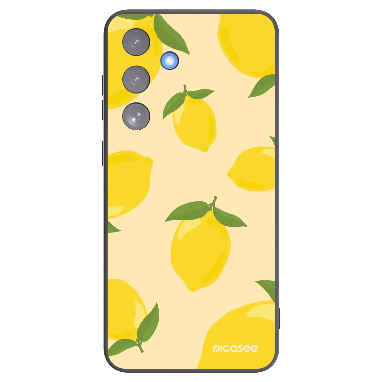 Picasee silikonski črni ovitek za Samsung Galaxy S25 FE 5G - Limoncella