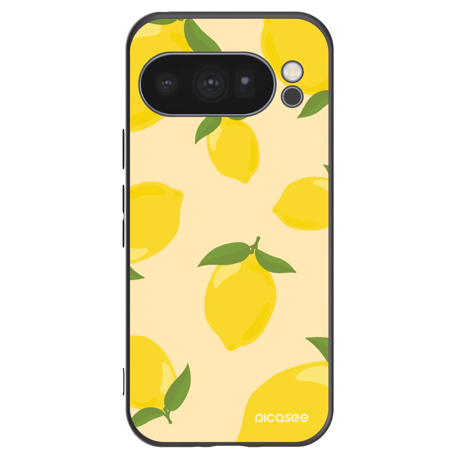 Picasee silikonski črni ovitek za Google Pixel 10 Pro - Limoncella