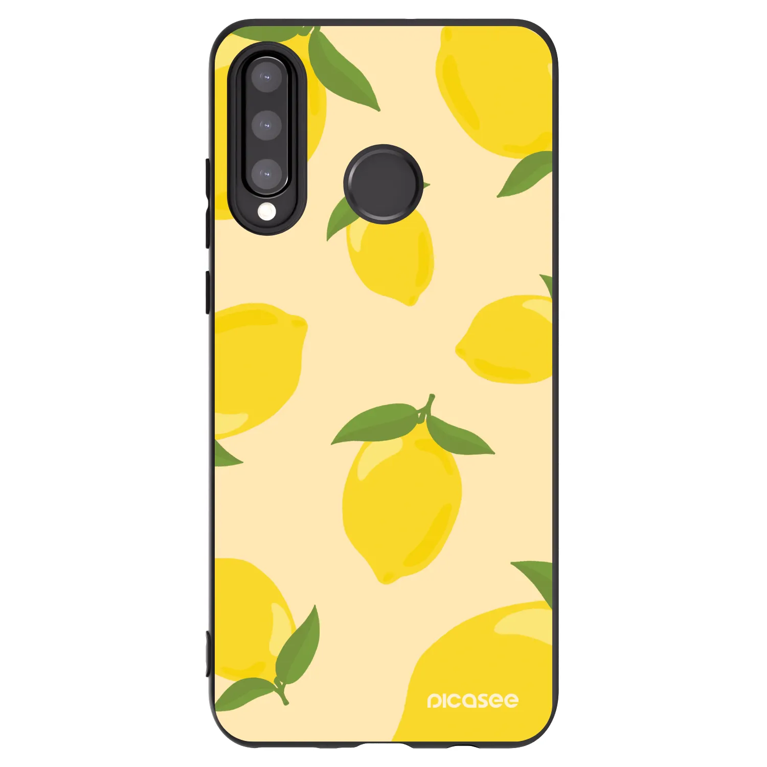 Picasee silikonski črni ovitek za Huawei P30 Lite - Limoncella