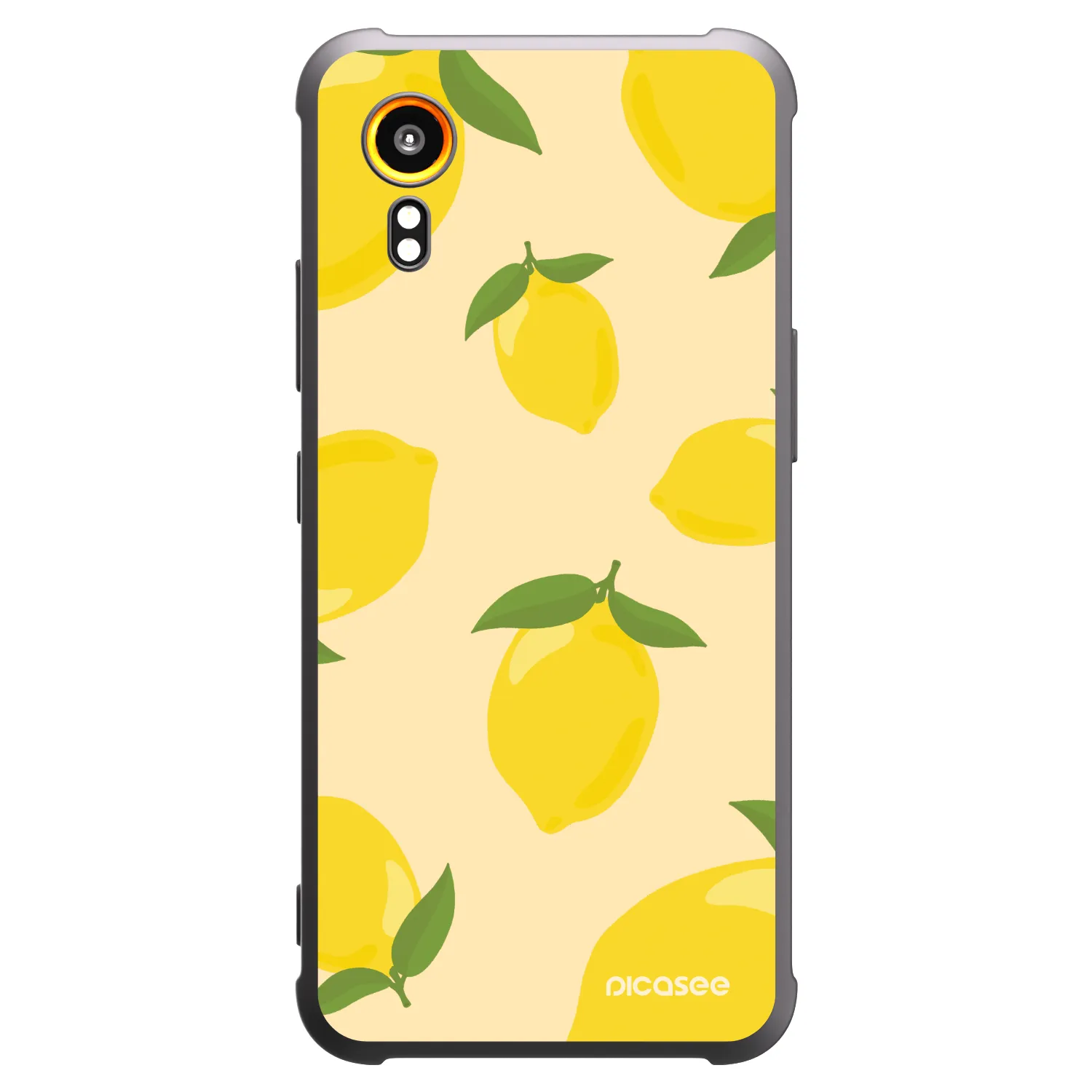Picasee silikonski črni ovitek za Samsung Galaxy Xcover 7 - Limoncella