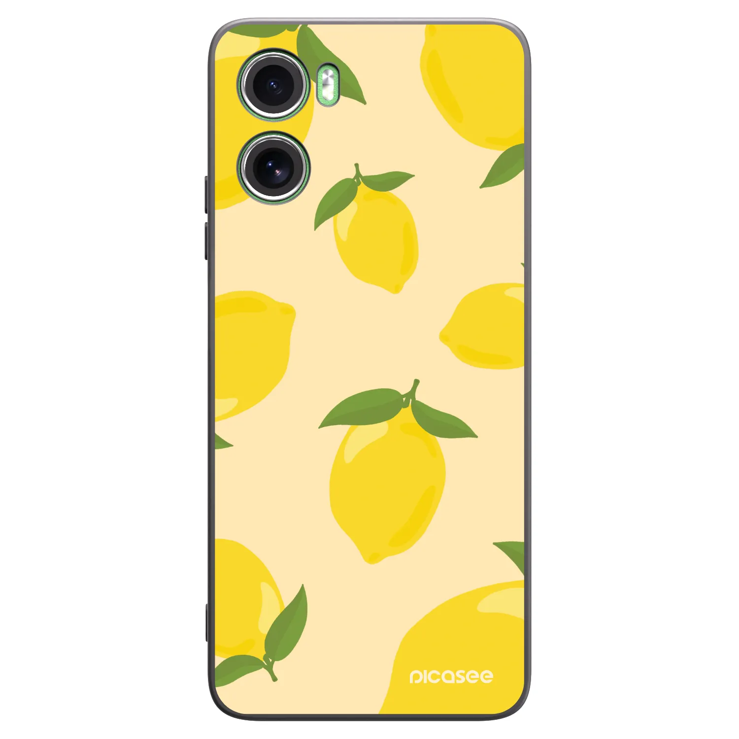 Picasee silikonski črni ovitek za Motorola Moto G06 - Limoncella
