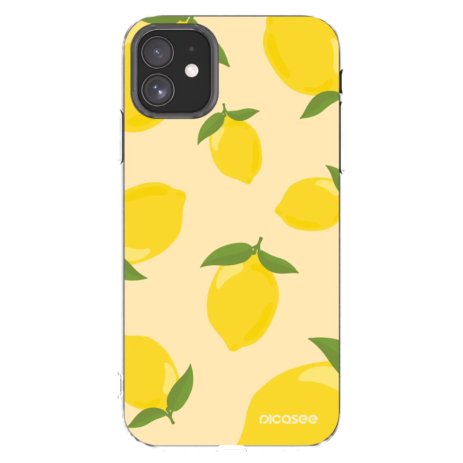 Picasee silikonski prozorni ovitek za Apple iPhone 11 - Limoncella