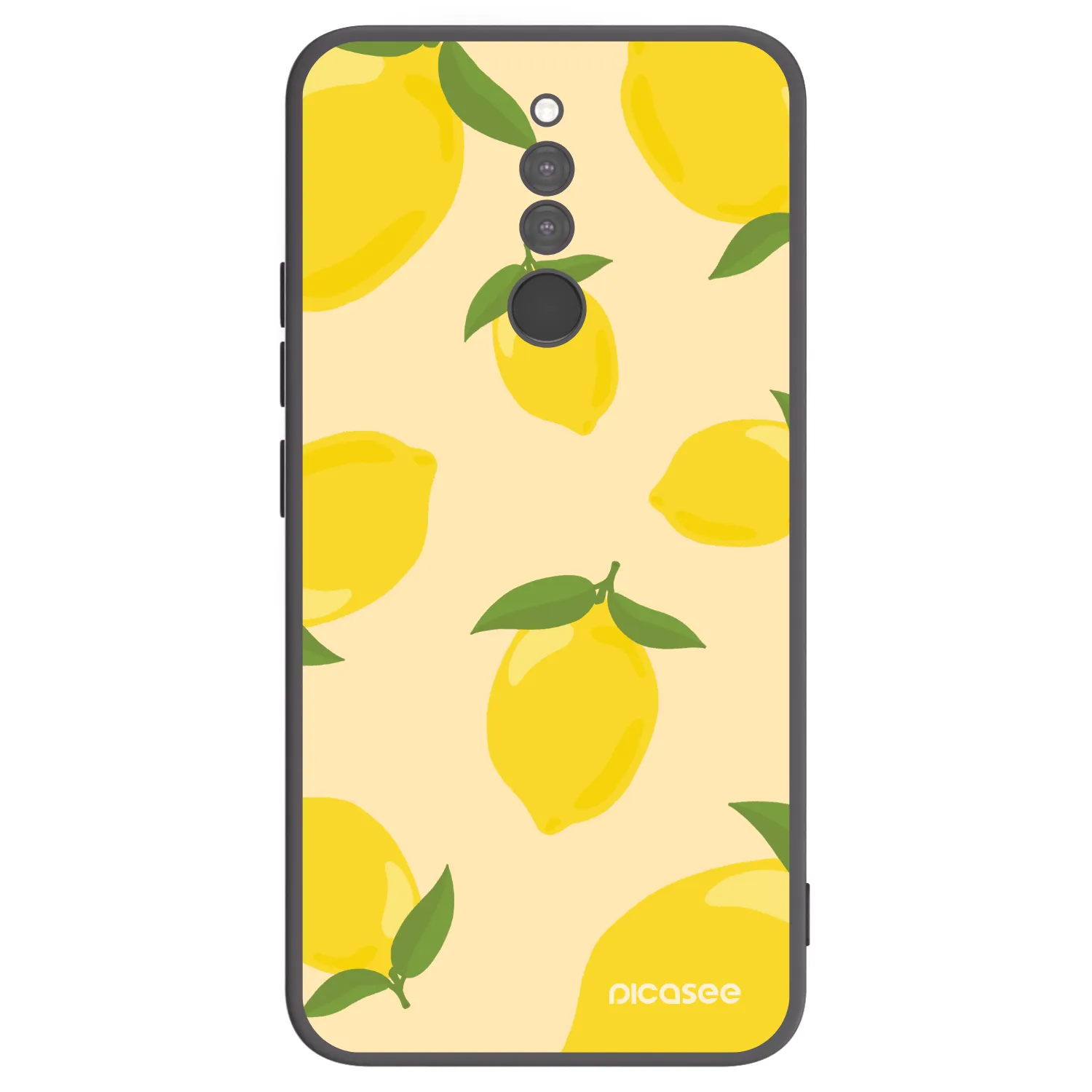 Picasee silikonski črni ovitek za Xiaomi Redmi 8 - Limoncella