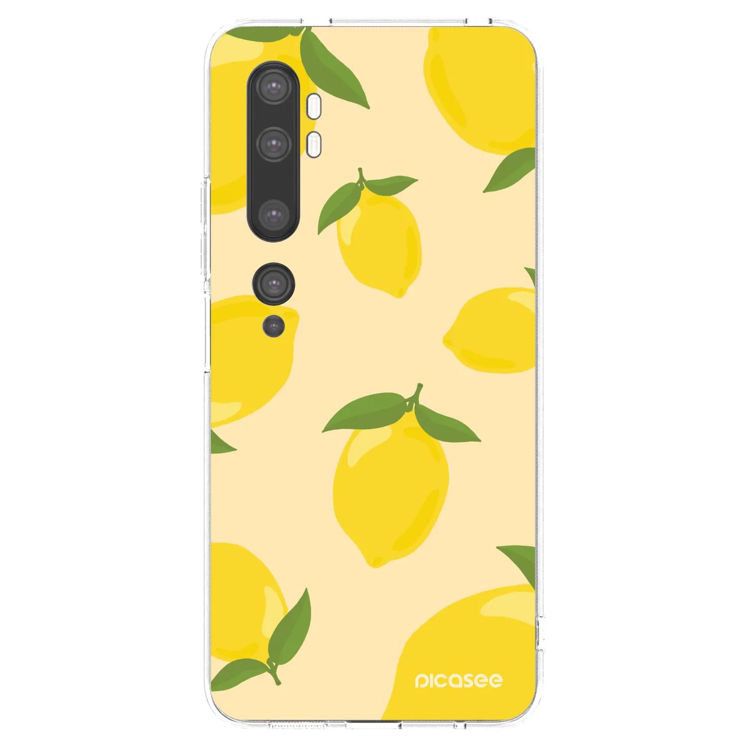 Picasee silikonski prozorni ovitek za Xiaomi Mi Note 10 (Pro) - Limoncella