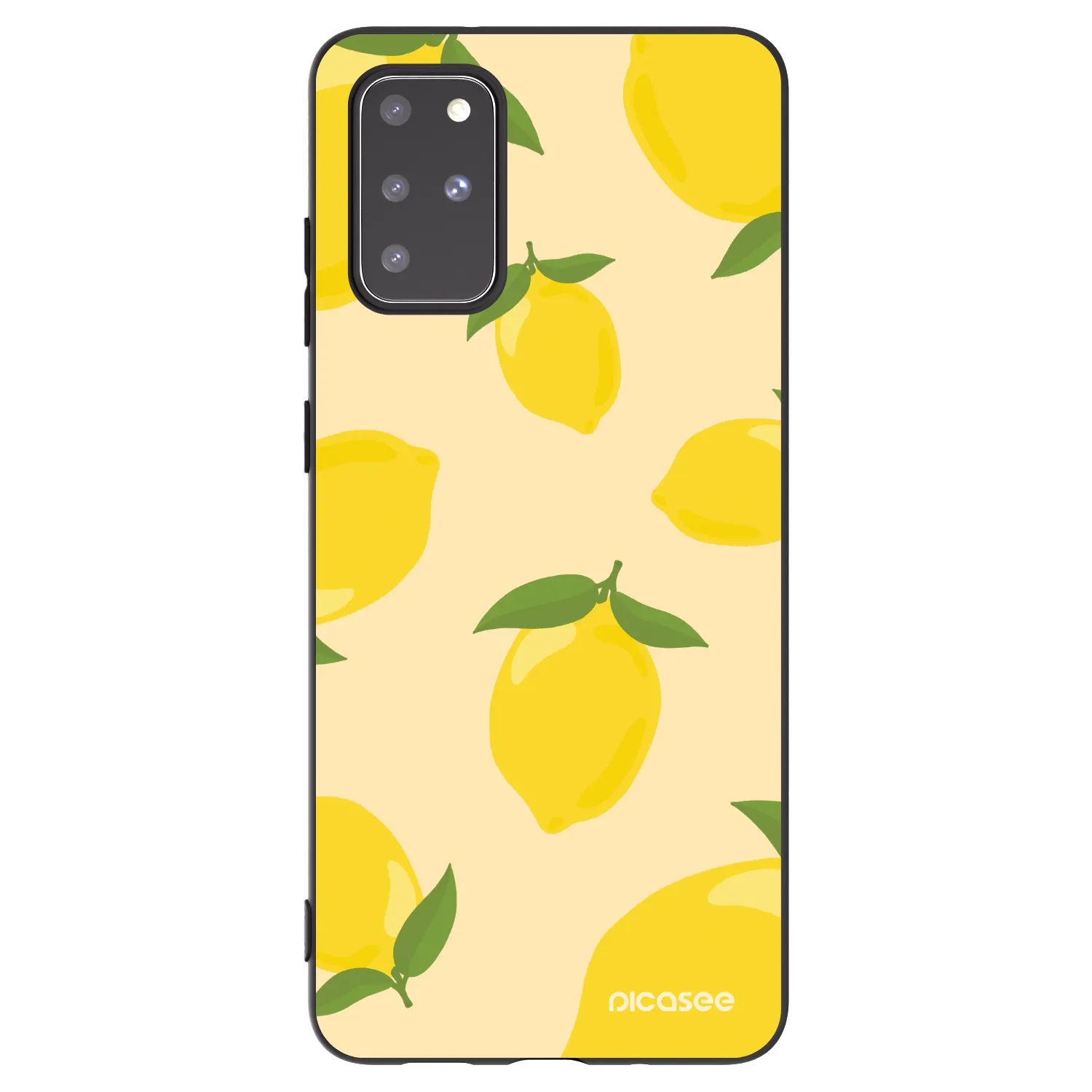 Picasee silikonski črni ovitek za Samsung Galaxy S20+ G985F - Limoncella