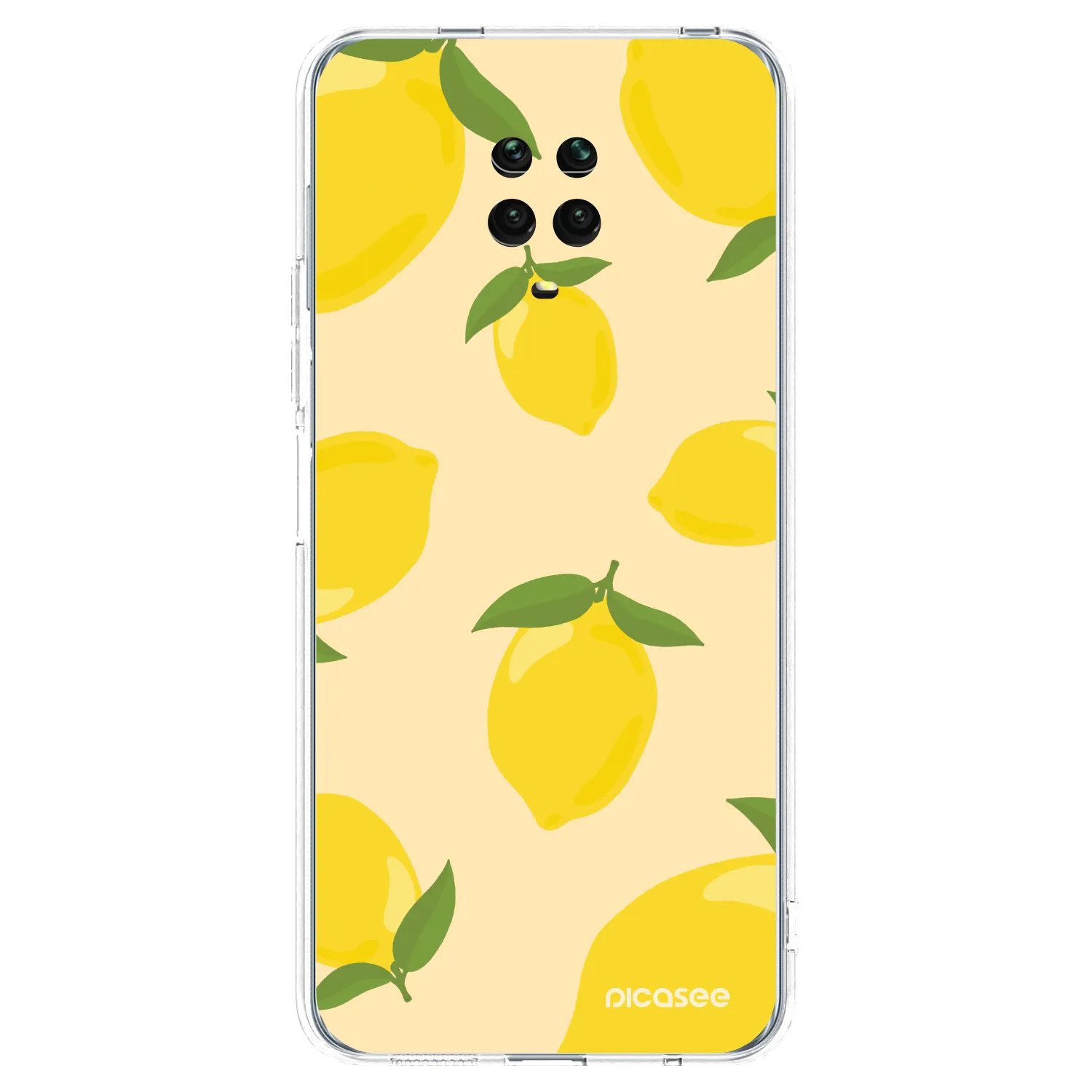Picasee silikonski prozorni ovitek za Xiaomi Redmi Note 9S - Limoncella