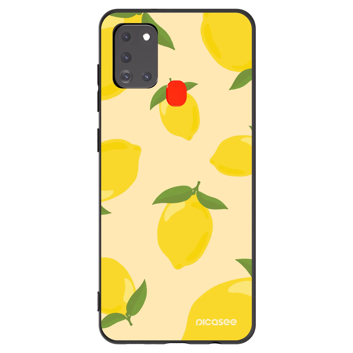 Picasee silikonski črni ovitek za Samsung Galaxy A21s - Limoncella