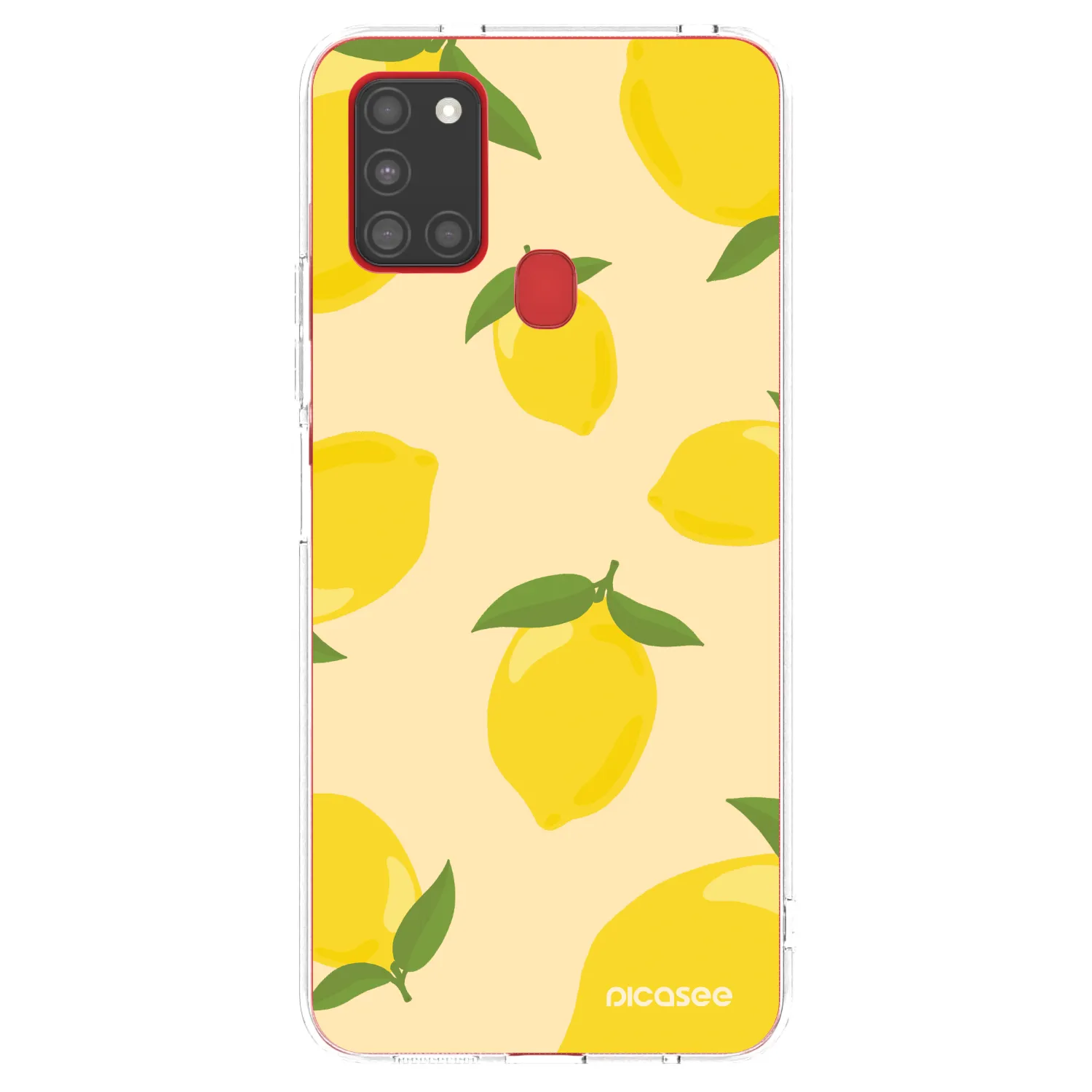 Picasee silikonski prozorni ovitek za Samsung Galaxy A21s - Limoncella