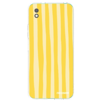 Picasee silikonski črni ovitek za Xiaomi Redmi 9A - Lines lemon